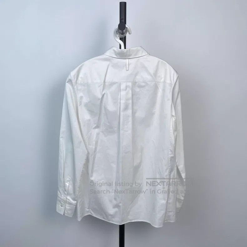 Hermes Hermes White Basic Collar Shirt Size XS / US 0-2 / IT 36-38 - 2 Thumbnail