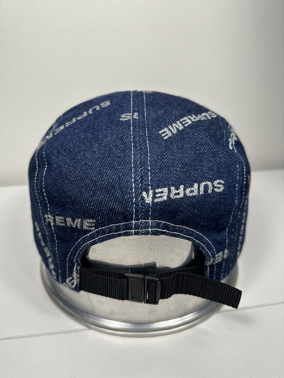Supreme Supreme Denim Logo Camp Cap Size ONE SIZE - 5 Thumbnail