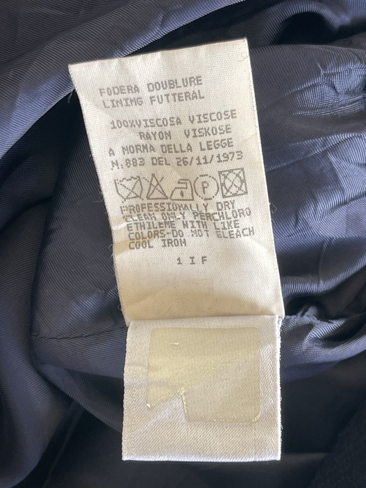 Versus Versace Versus Versace Wool Navy Trench Coat Size S / US 4 / IT 40 - 8 Thumbnail