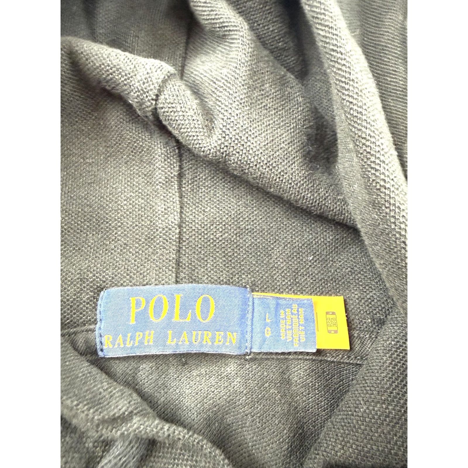 Polo Ralph Lauren Polo Ralph Lauren Hoodie Sweatshirt Mens Large Gray Knit Pullover Lightweight Hoodie Size US L / EU 52-54 / 3 - 4 Thumbnail