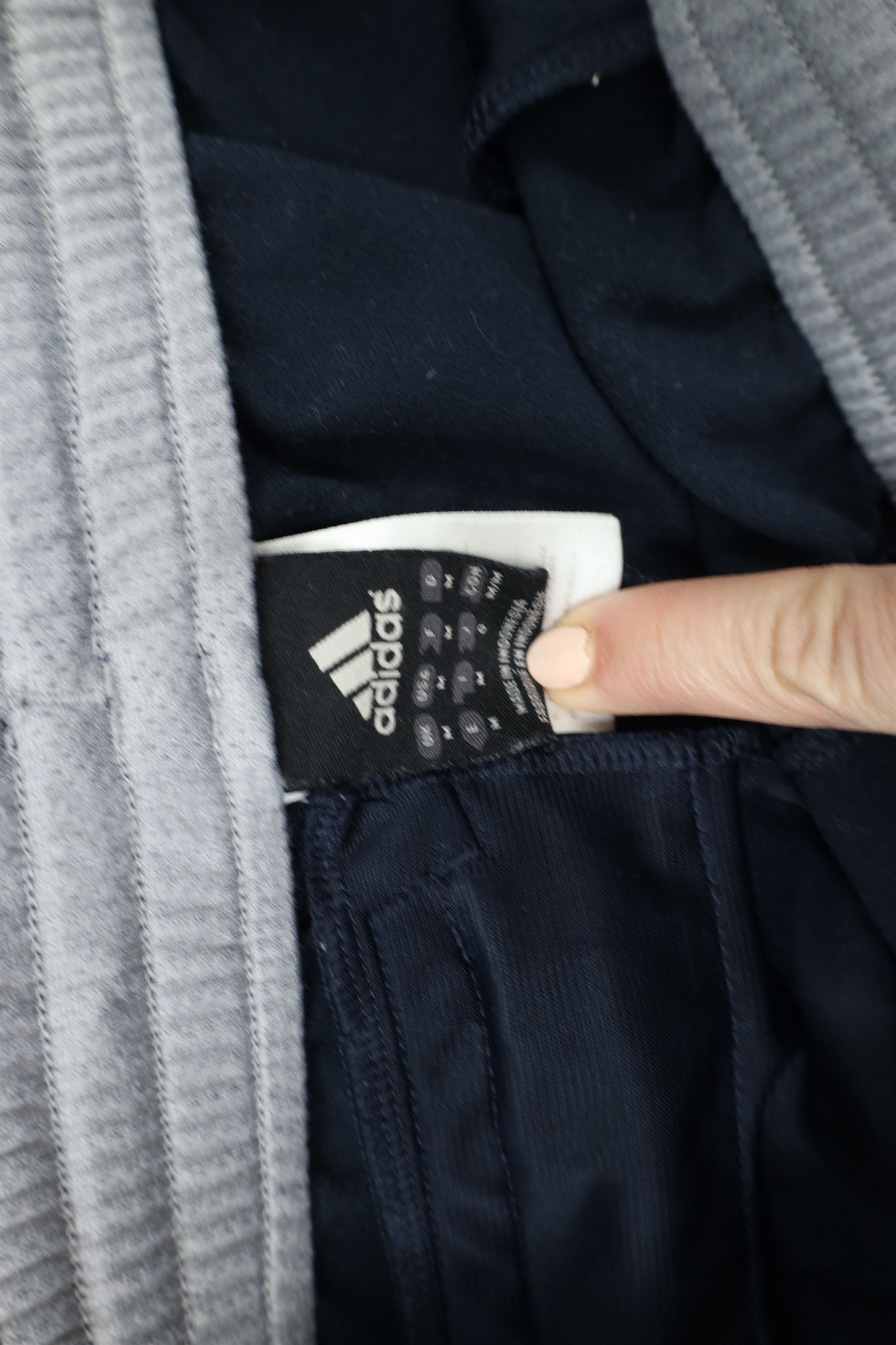 Adidas × Vintage Vintage Adidas Spell Striped Wide Leg Sweatpants Pants Blue Size US 34 / EU 50 - 9 Thumbnail