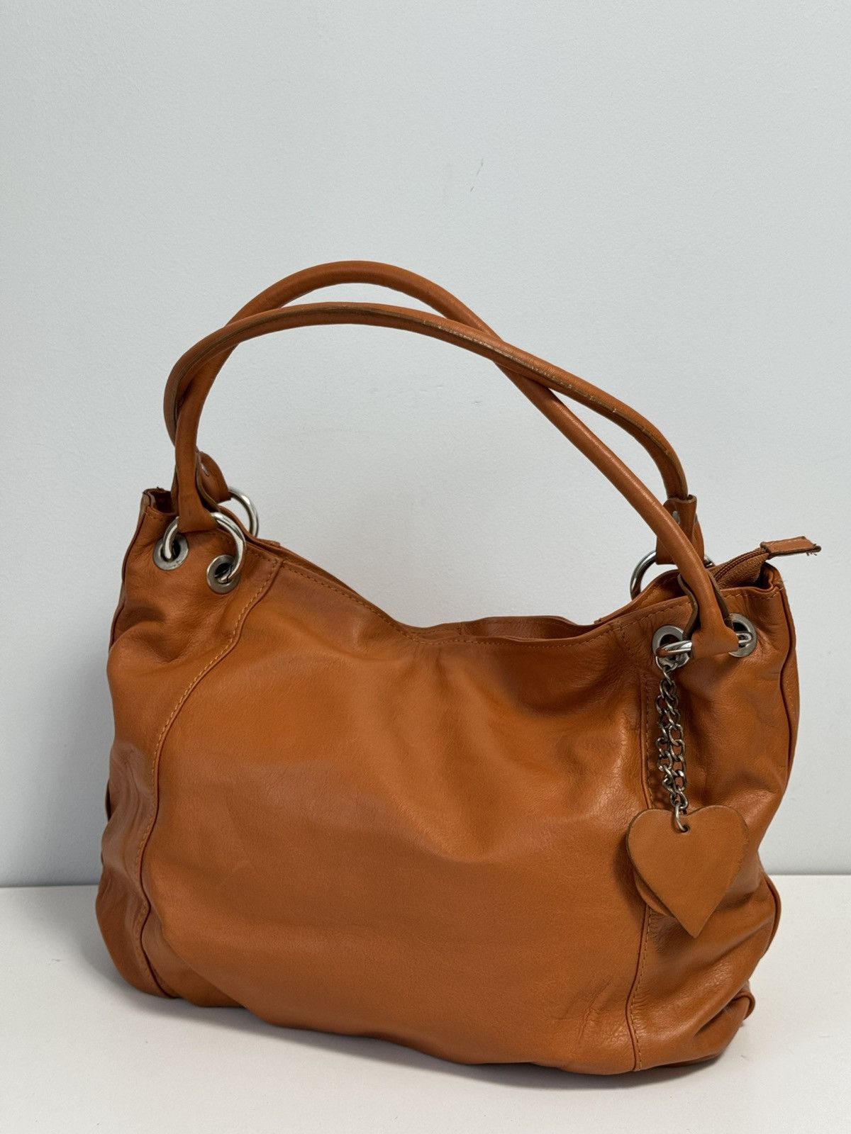 Genuine Leather Genuine leather crossbody shoulder bag Carmel color Size ONE SIZE - 1 Thumbnail