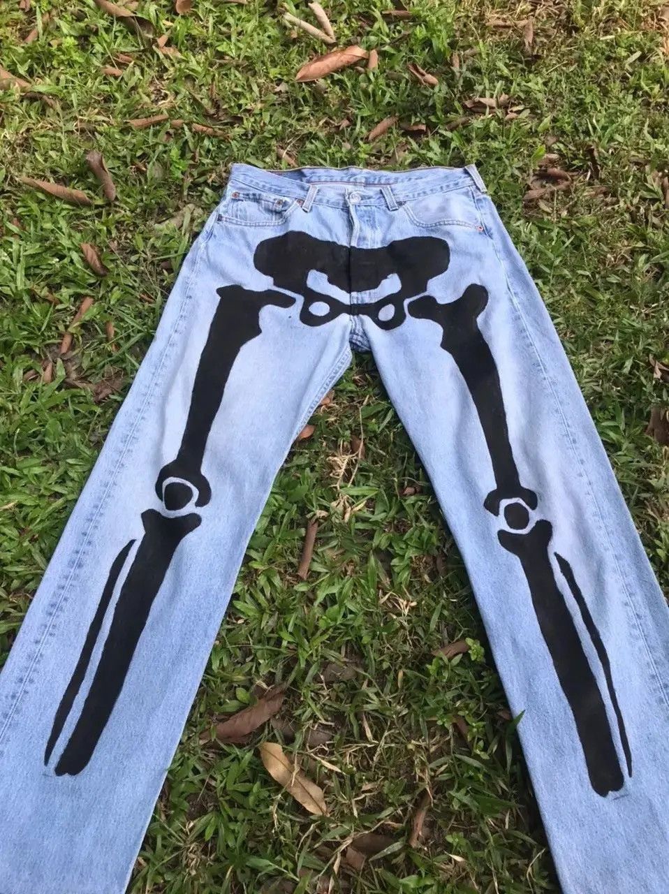 Levi's 💥1990’s Vintage Levis 32x30 Skletons CustomMade Levis Pants Size US 32 / EU 48 - 2 Thumbnail