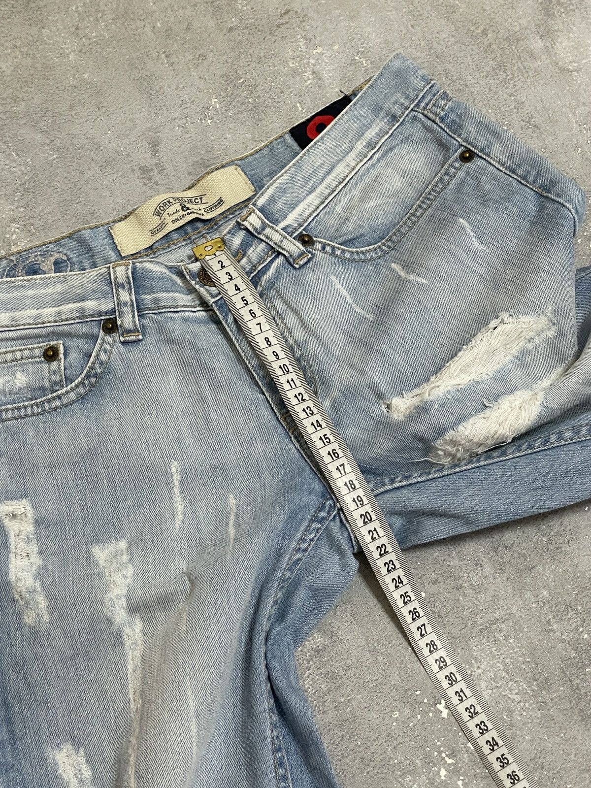 Dolce & Gabbana Vintage Dolce&Gabbana Y2K Archive Distressed Denim Jeans Size 30" / US 8 / IT 44 - 21 Thumbnail
