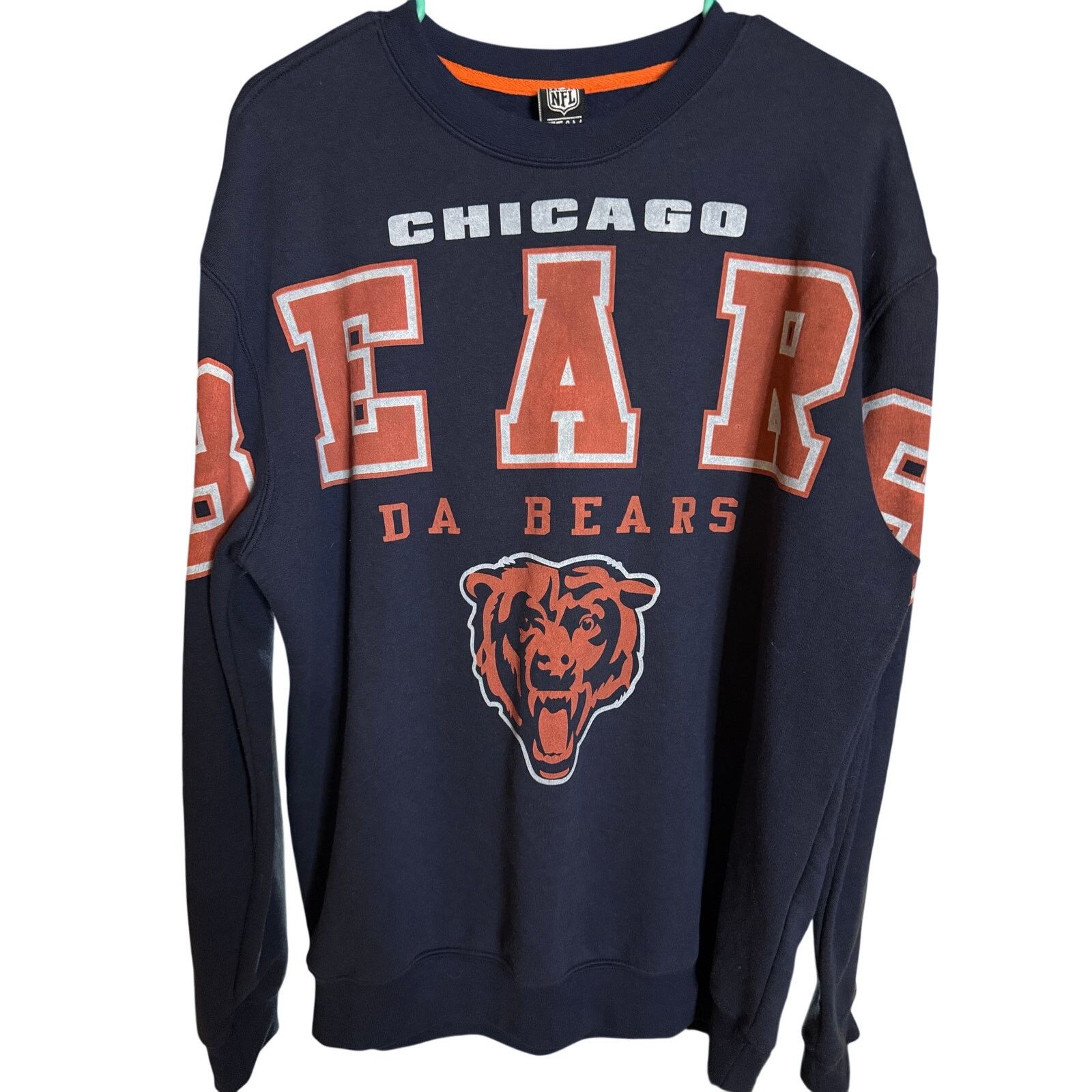 NFL Vintage Bears Spellout Crewneck Size US M / EU 48-50 / 2 - 1 Thumbnail
