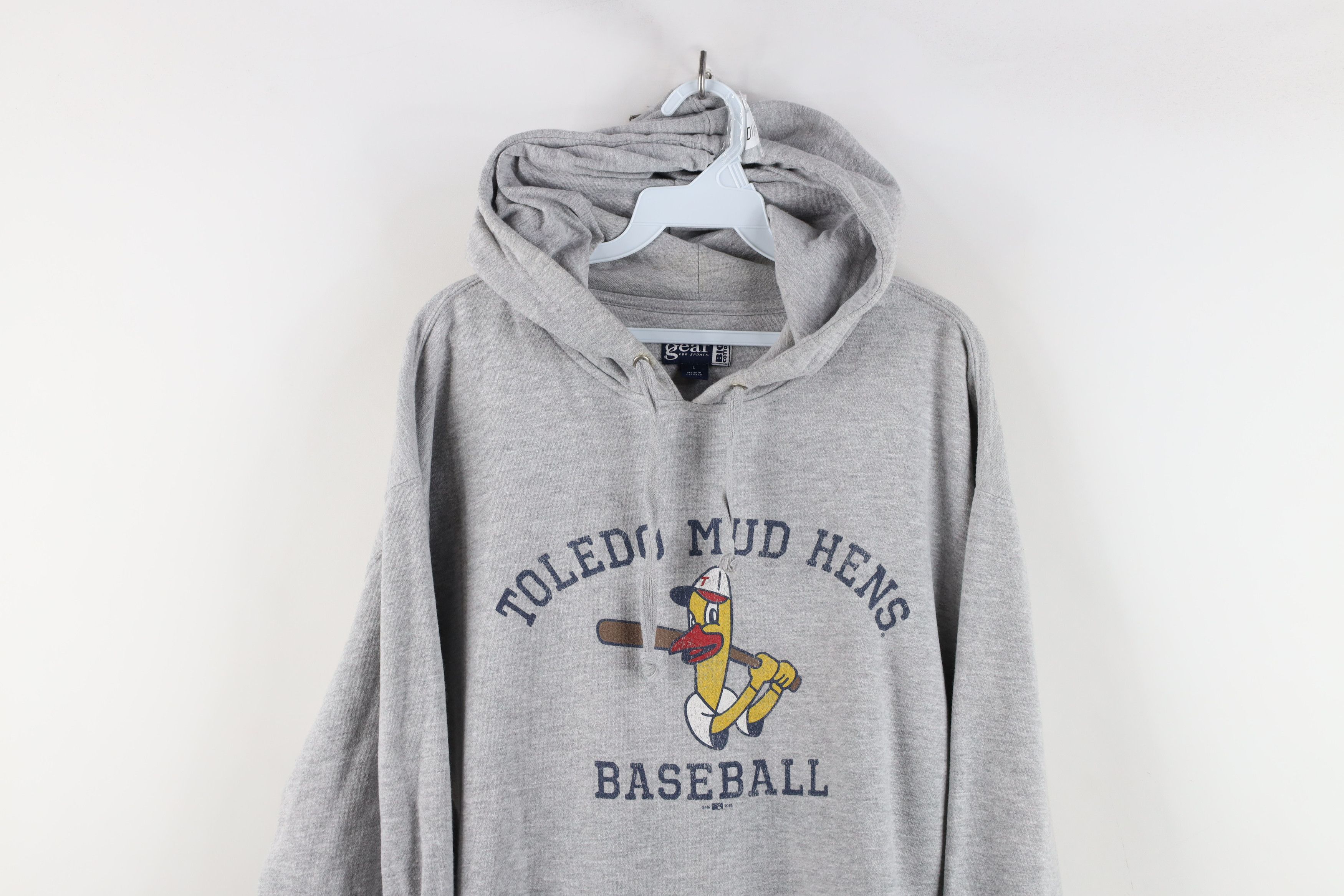Vintage Vintage Y2K Logo Toledo Mud Hens Baseball Hoodie Sweatshirt Size US L / EU 52-54 / 3 - 2 Thumbnail