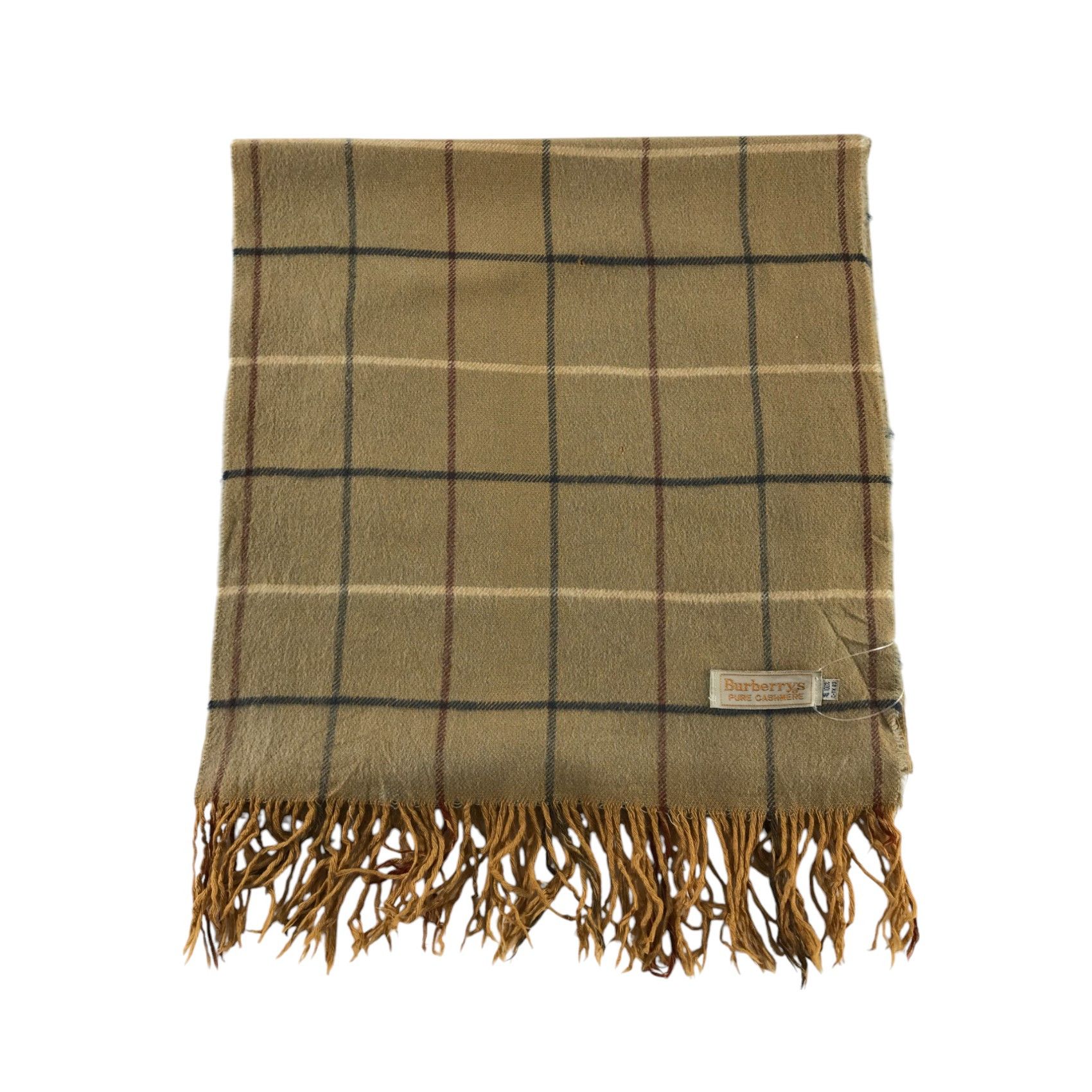 Burberry × Vintage Burberry Scarf / Muffler / Neckwear - WW1852 Size ONE SIZE - 2 Thumbnail