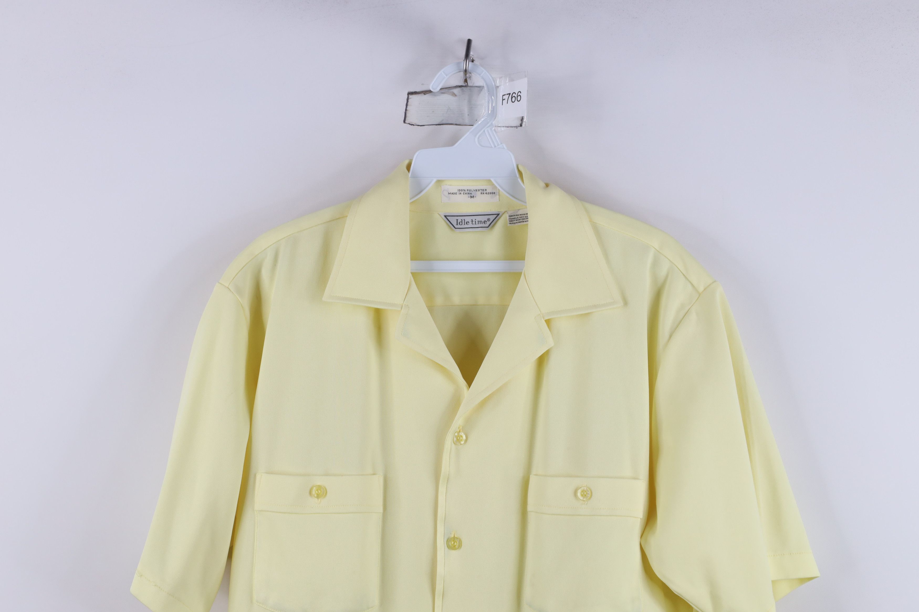 Vintage Vintage 70s Streetwear Knit Camp Collar Button Shirt Size US M / EU 48-50 / 2 - 2 Thumbnail