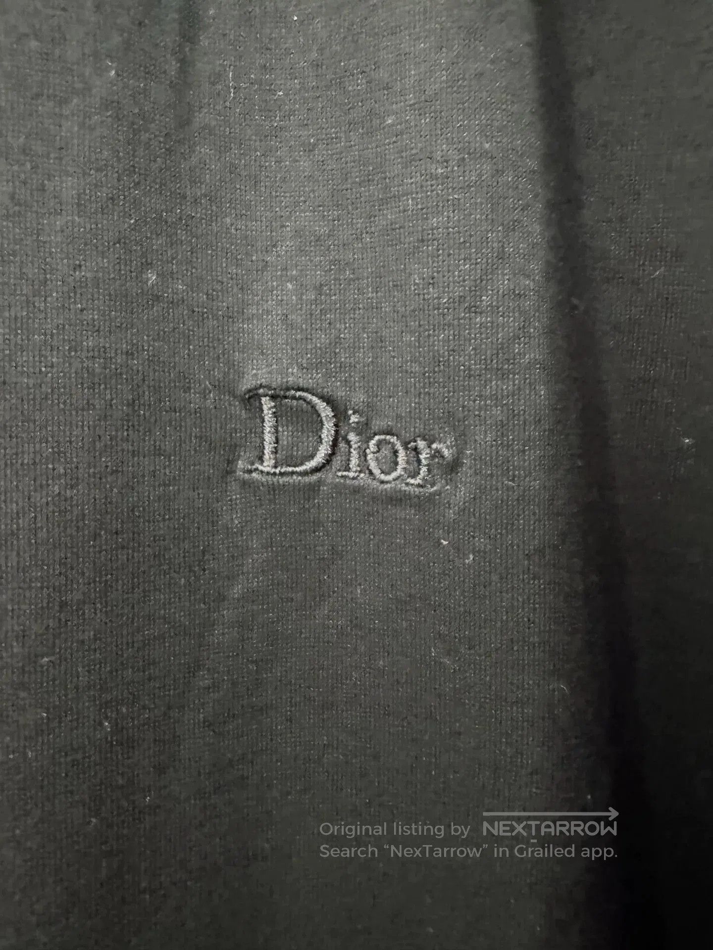 Japanese Brand Dior Small Logo Black Long-Sleeve Tee. Size US L / EU 52-54 / 3 - 3 Thumbnail