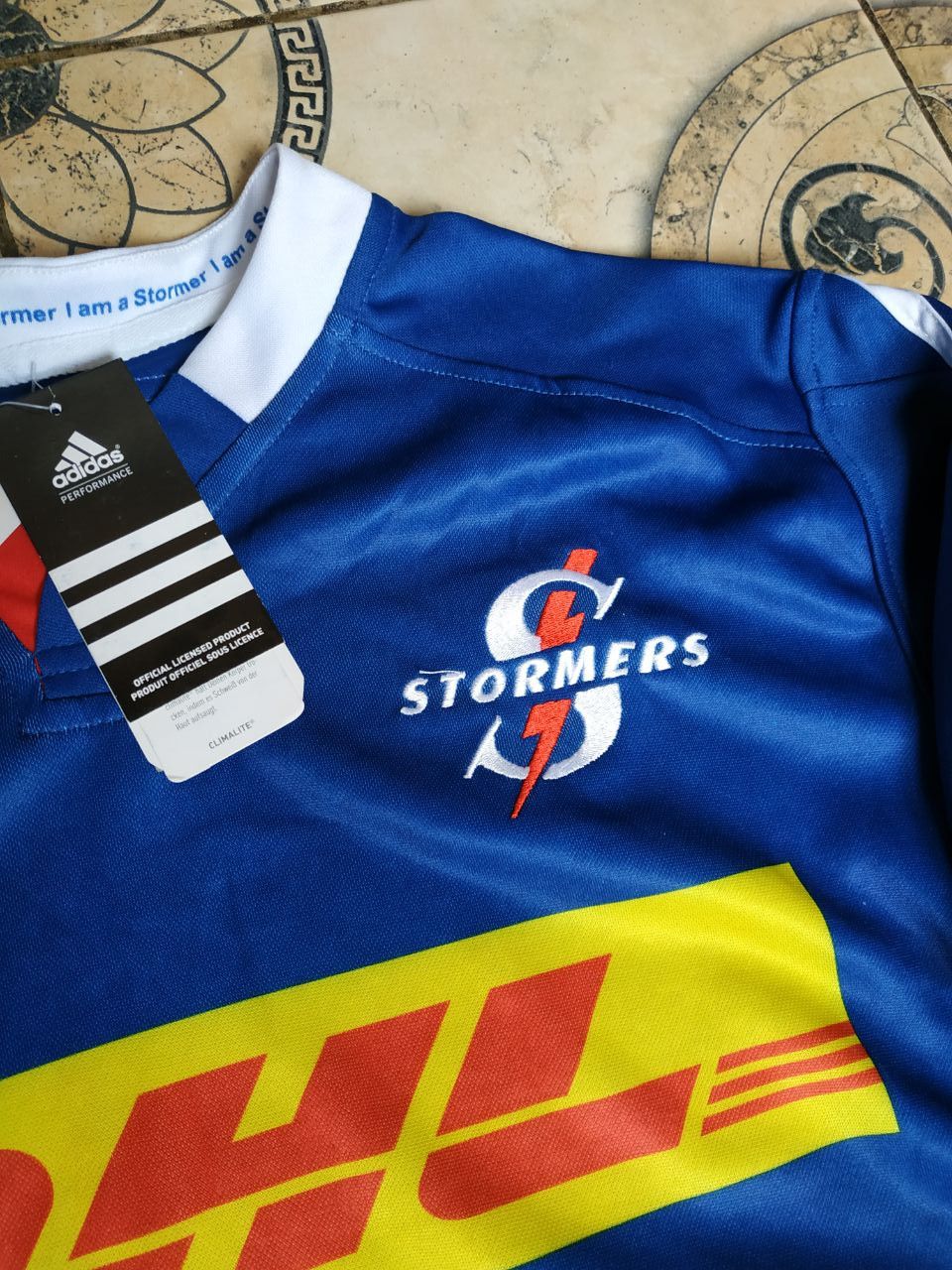 Adidas Adidas Stormers Rugby Jersey 2014 DHL Rugby Shirt L NWT Size US L / EU 52-54 / 3 - 10 Thumbnail