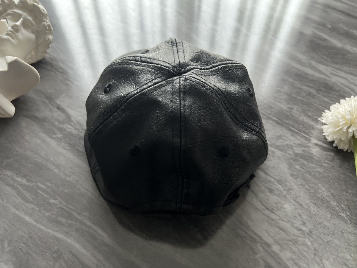 Converse Converse : Vintage Leather Black Cap Hat Size 56 Size ONE SIZE - 4 Thumbnail