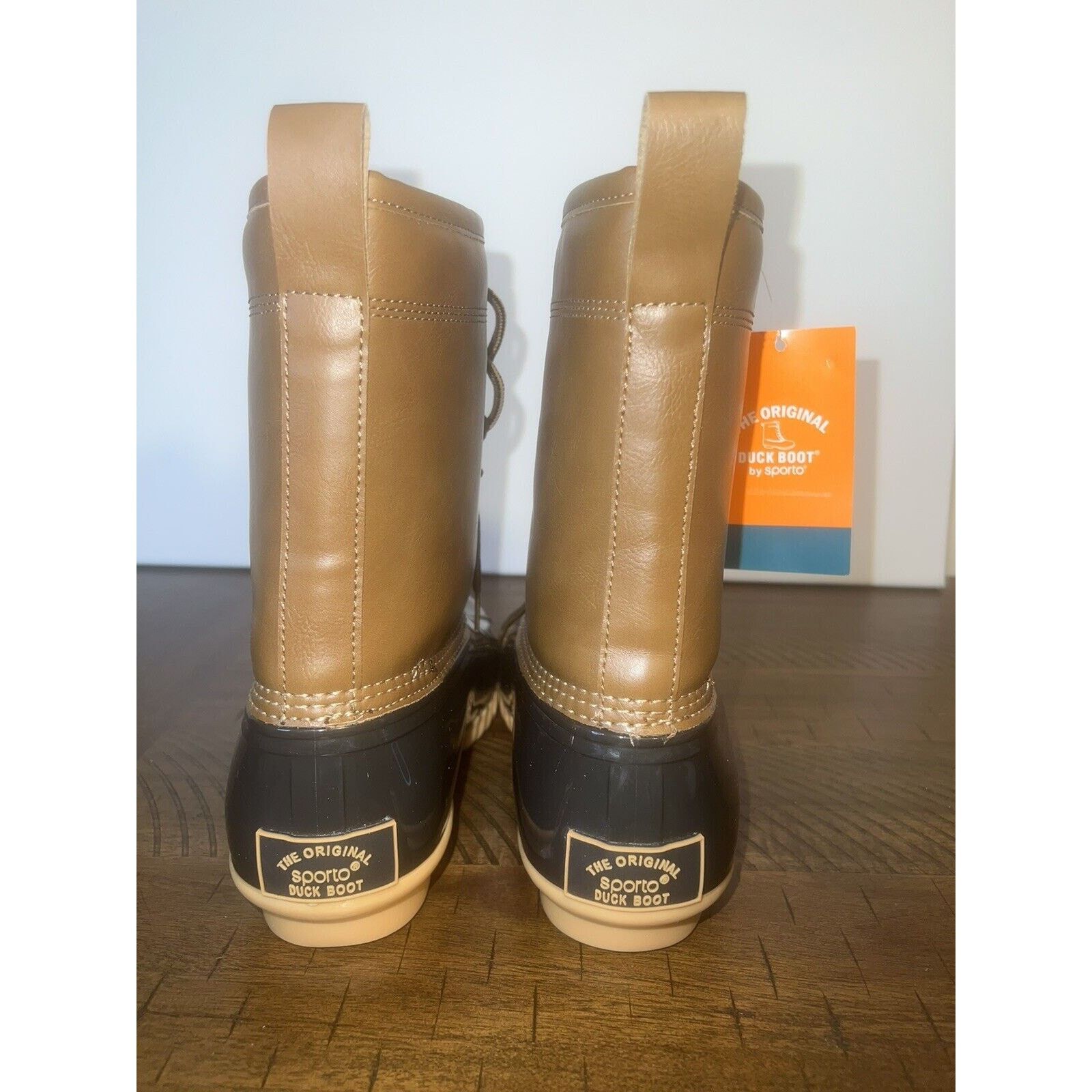 Other Sporto Ariel Duck Boots Mid-Calf Women's Size 6 Beige Navy Size US 6 / IT 36 - 7 Thumbnail