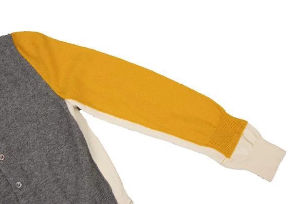 Comme des Garcons Comme Des Garcons Beige Vintage Contrast Knit Sweater Size S / US 4 / IT 40 - 6 Thumbnail