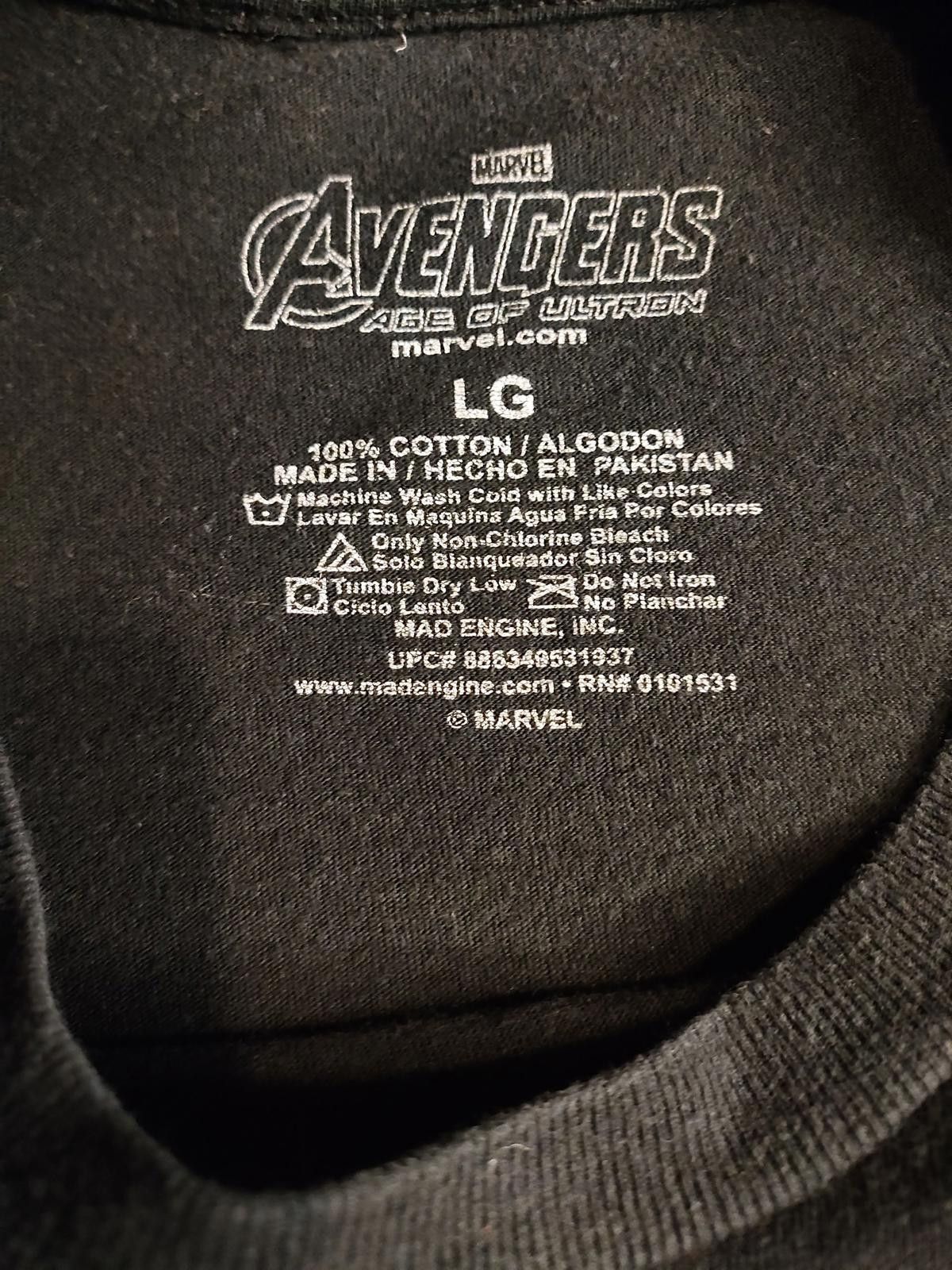 Marvel Comics Marvel Avengers Graphic T-Shirt - Black Size US XL / EU 56 / 4 - 4 Thumbnail