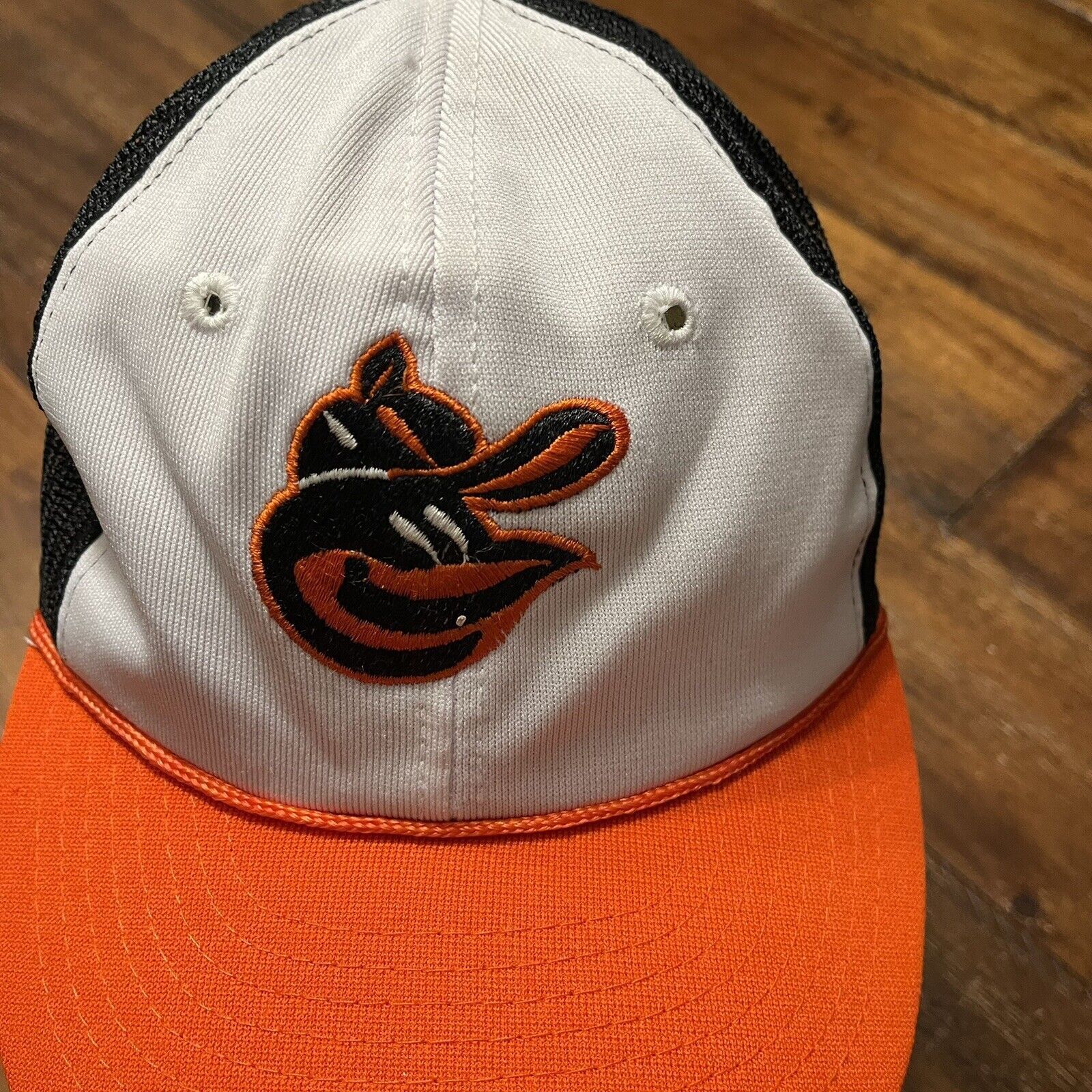 MLB Vtg Cartoon Bird Baltimore Orioles Snap Back Truckers Cap Size ONE SIZE - 3 Thumbnail