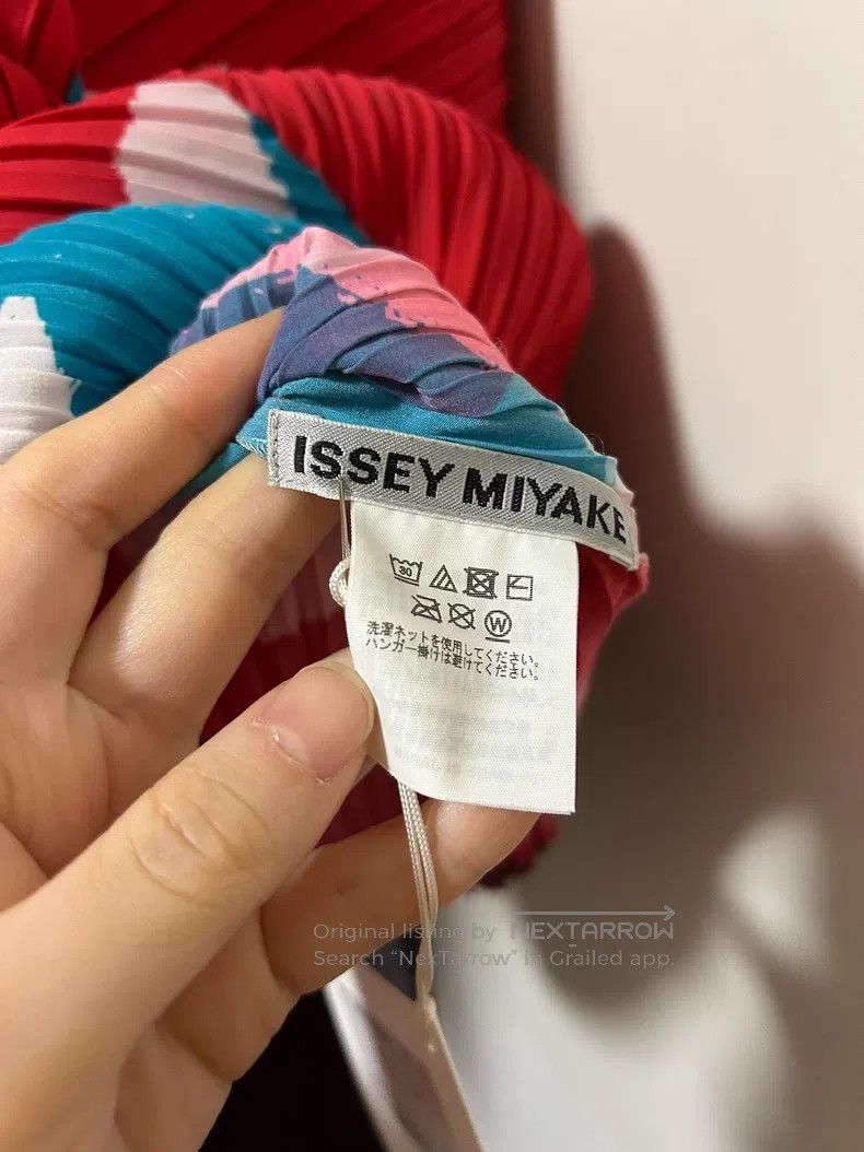 Issey Miyake Issey Miyake Colorful Diagonal Striped V-Neck Long Sleeve Size M / US 6-8 / IT 42-44 - 5 Thumbnail