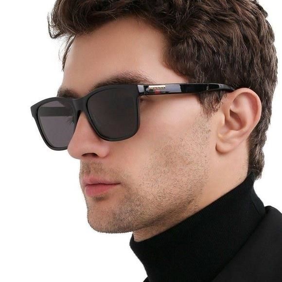 Gucci New - GUCCI Grey Rectangular Men's Sunglasses GG0746S 001 5 Size ONE SIZE - 1 Thumbnail