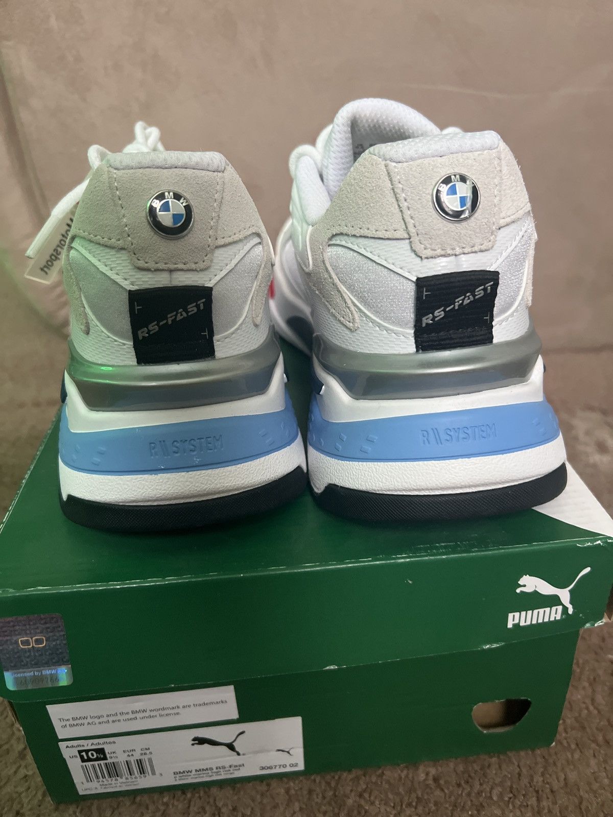 BMW × Puma Puma x BMW RS FAST Size US 10.5 / EU 43-44 - 4 Thumbnail
