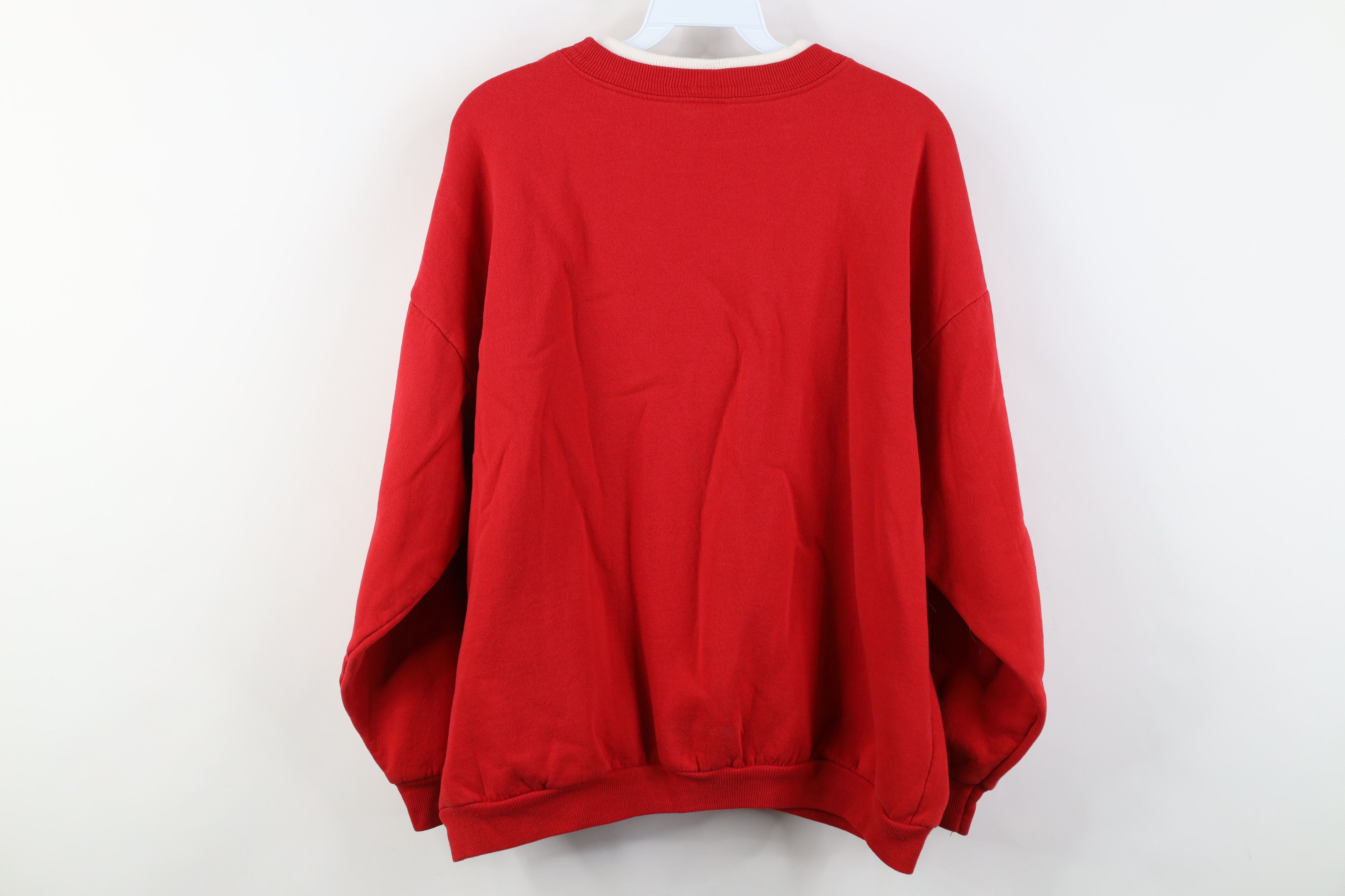 Vintage Vintage 90s Let It Snow Somewhere Else Cat Kitten Sweatshirt Size L / US 10 / IT 46 - 11 Thumbnail