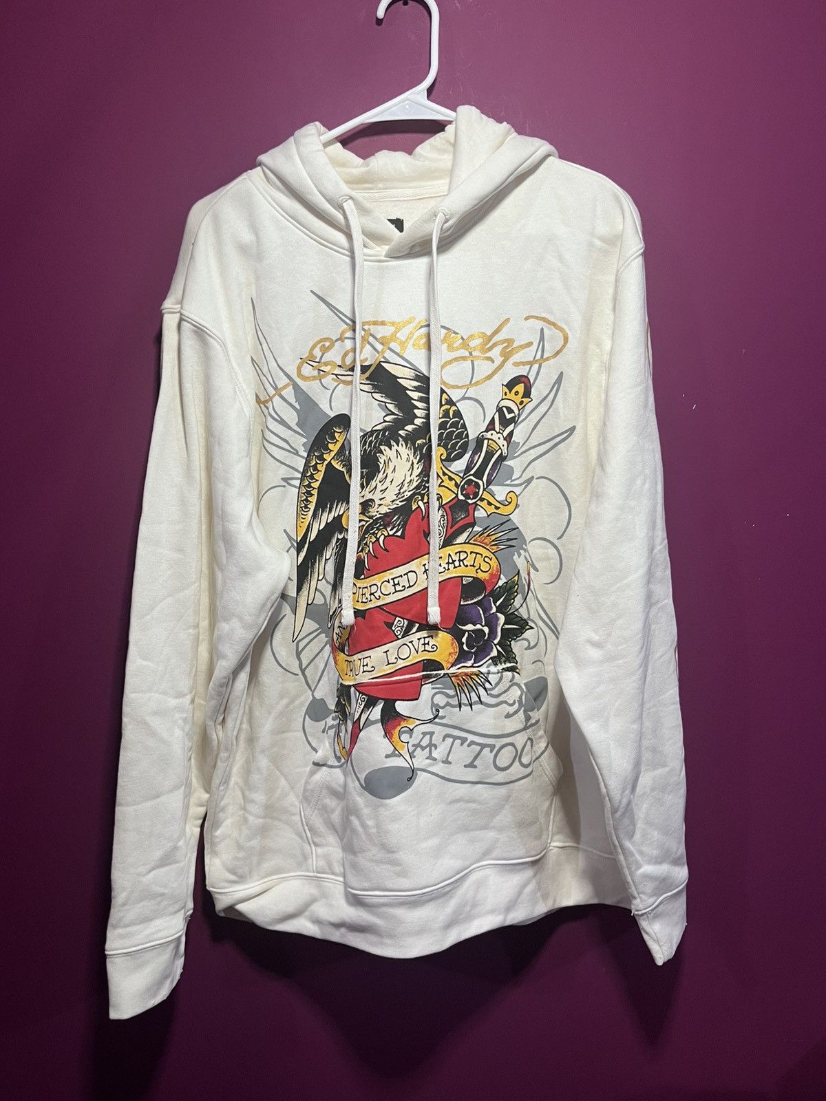 Ed Hardy Ed hardy damaged hoodie Size US XL / EU 56 / 4 - 1 Thumbnail