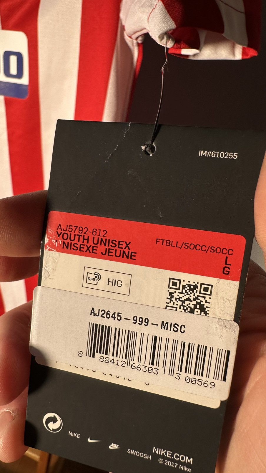 MLB ATLETICO MADRID 2019-2020 ORIGINAL JERSEY Size US XS / EU 42 / 0 - 7 Thumbnail