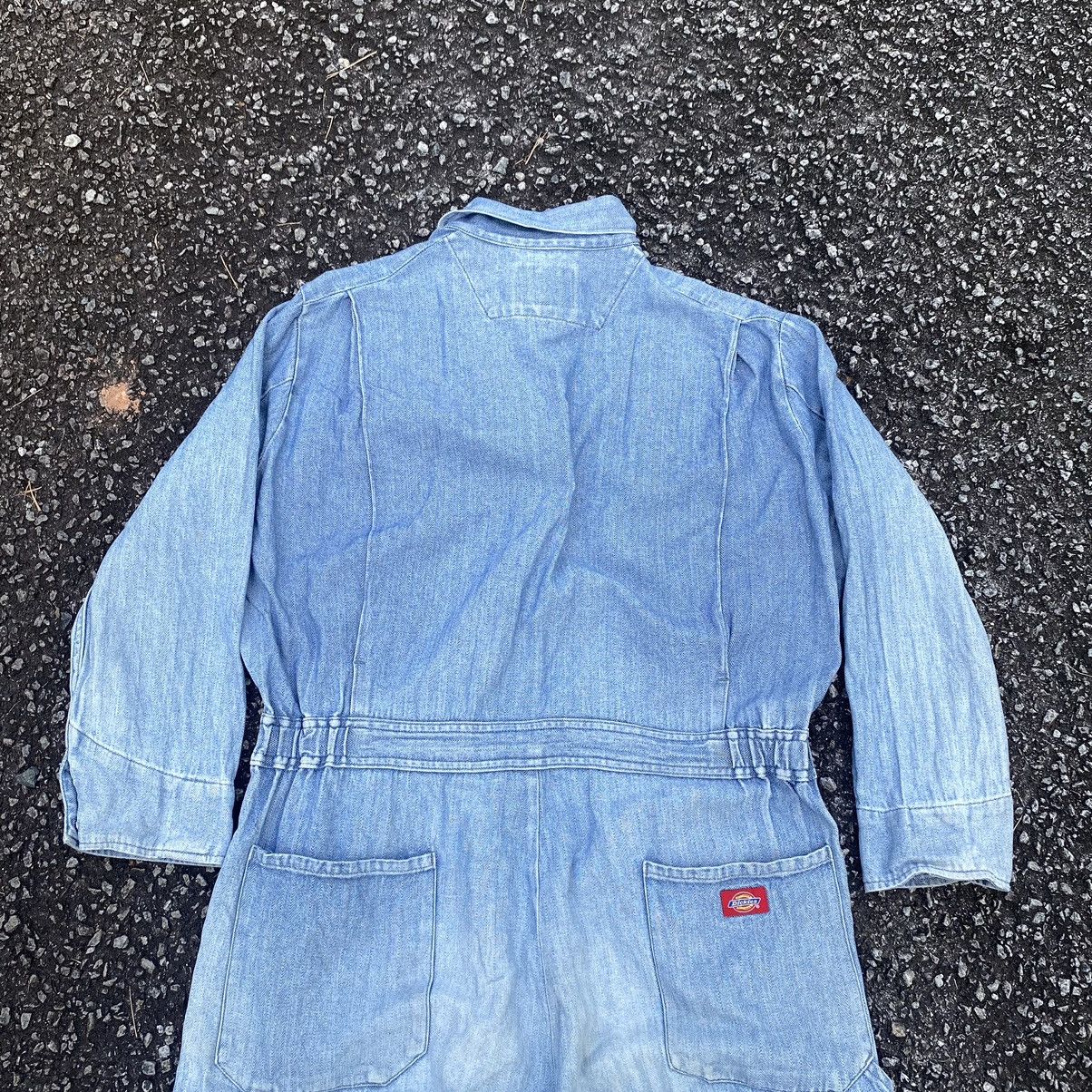 Dickies × Vintage Vintage Dickies Spalter Distrressed CoverAll Denim Size US 41 - 11 Thumbnail
