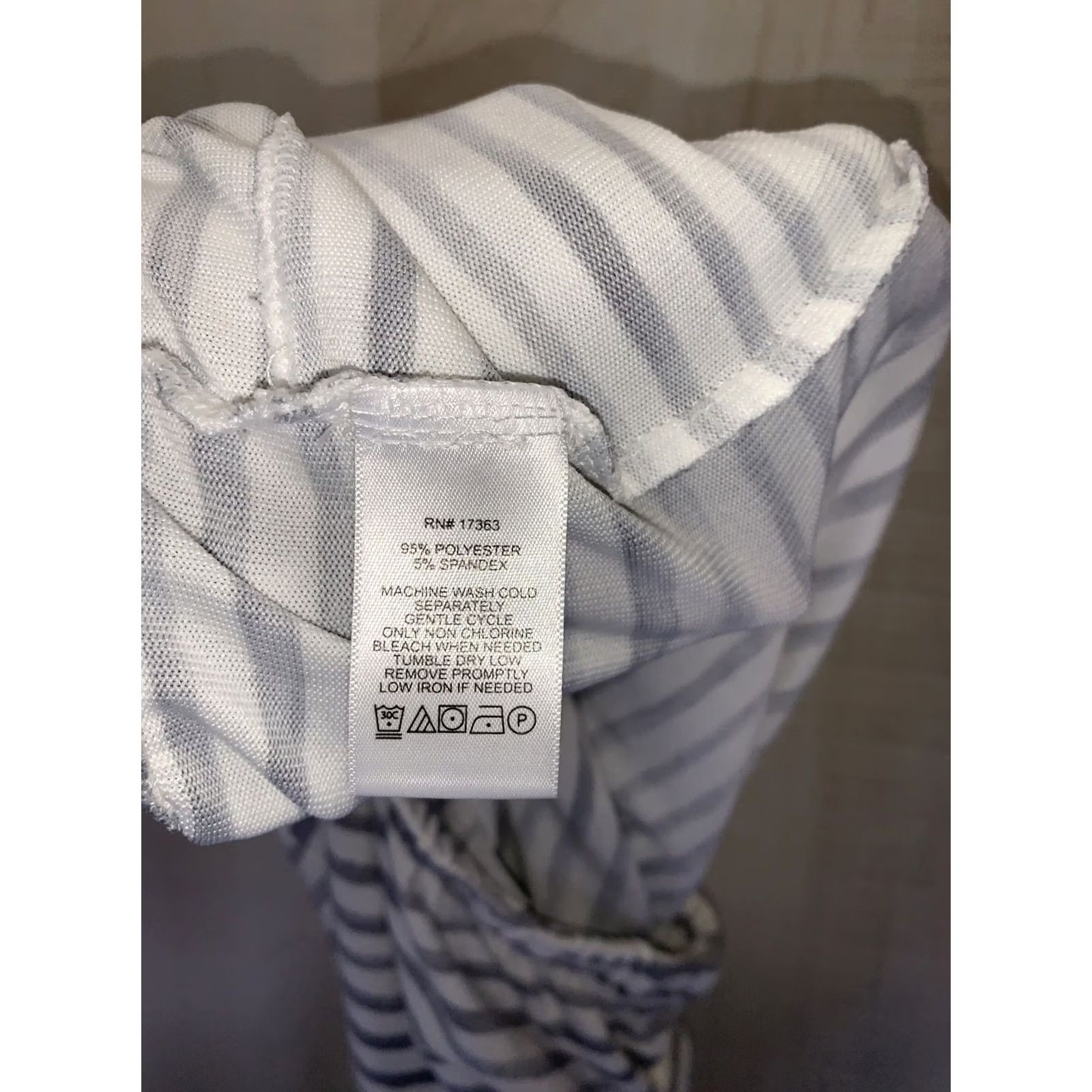 Anne Klein Anne Klein Lounge Pants Grey Stripe NWT Sz M Womens Regular Drawstring Color White/Gray Lounge Pants 5516 Size 32" / US 10 / IT 46 - 8 Thumbnail