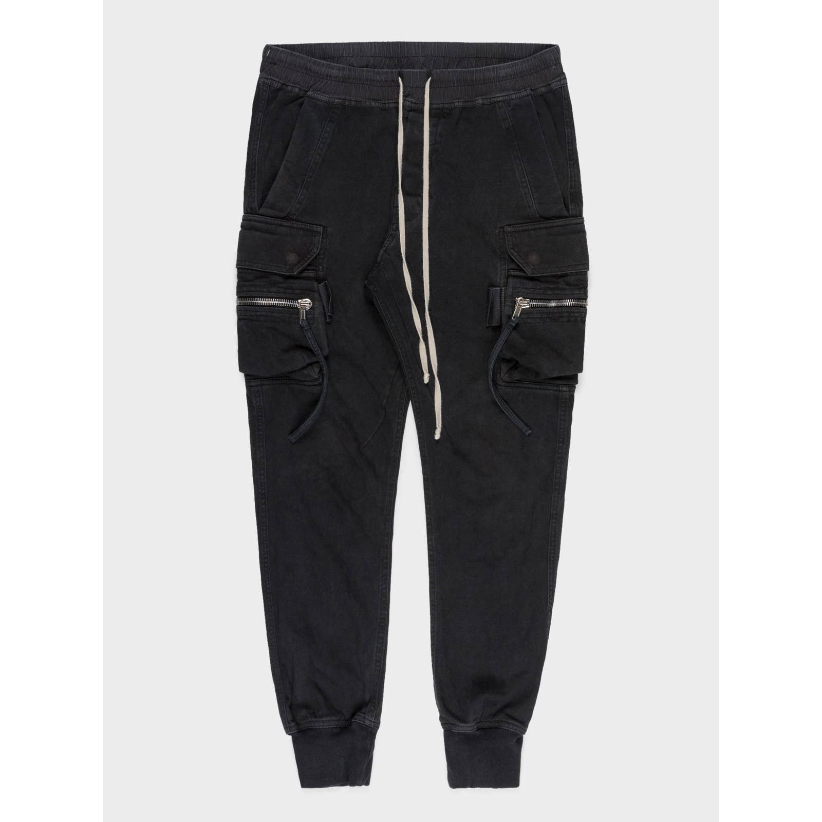 image of Rick Owens Cargo Joggers in Black, Men's (Size 31)