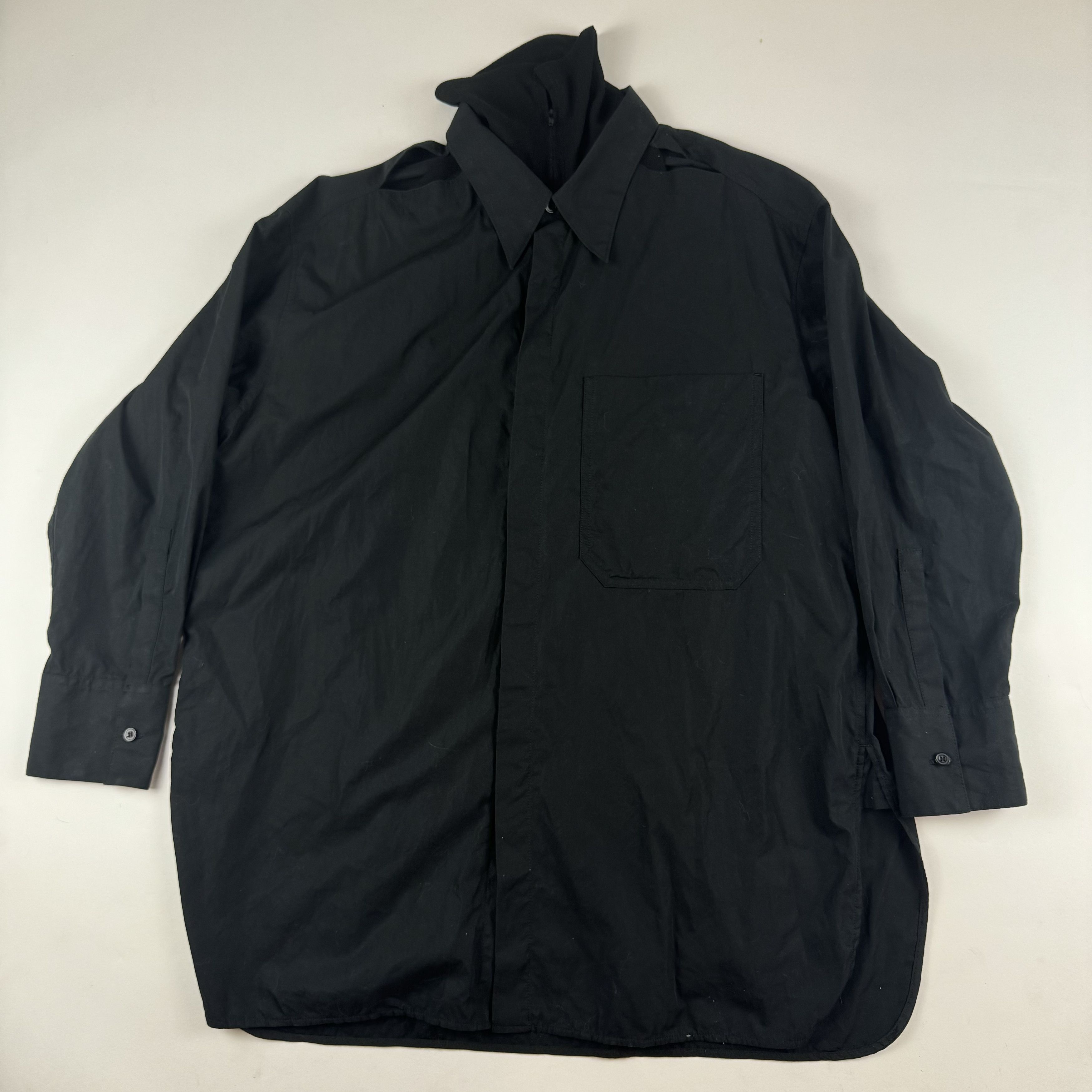 Yohji Yamamoto Double Layer Rayon Shirt Size US S / EU 44-46 / 1 - 3 Thumbnail