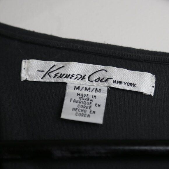 Kenneth Cole Kenneth Cole New York Men's V-neck Short Sleeve Black Shirt Size US M / EU 48-50 / 2 - 3 Thumbnail