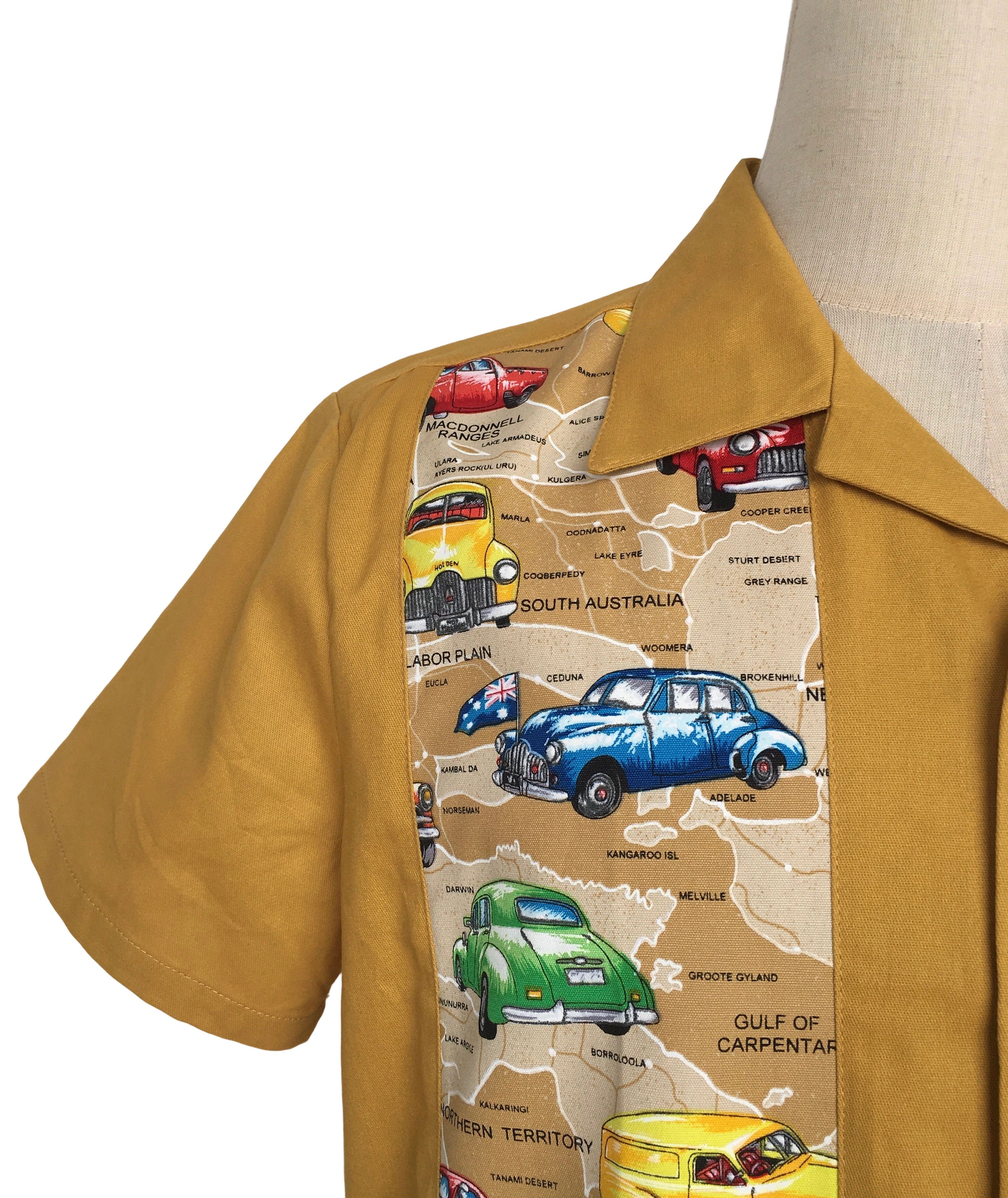 Other Men Shirt Printed Panel Collar Hawaii Shirts Size US XXL / EU 58 / 5 - 7 Thumbnail