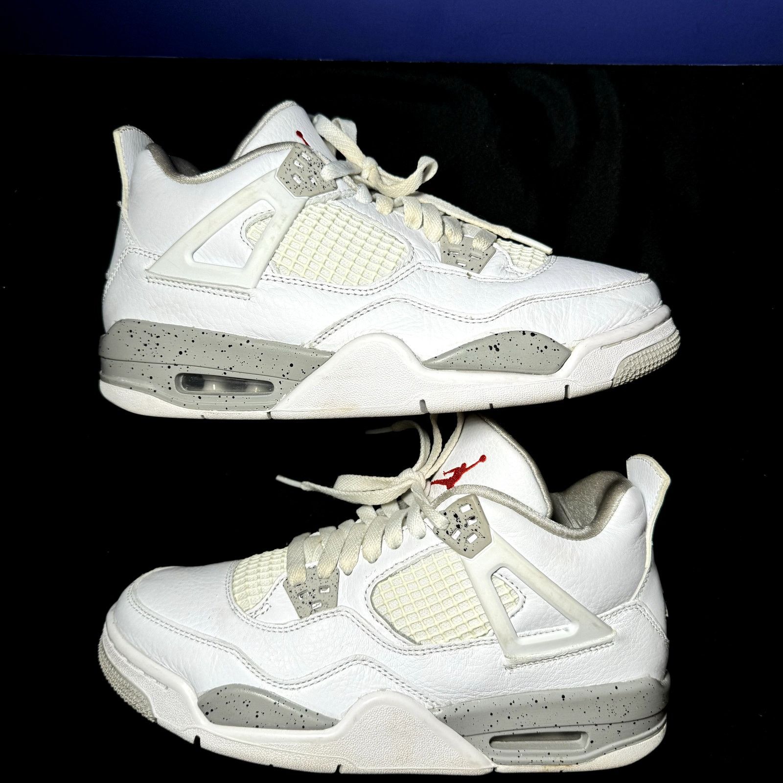 Jordan Brand × Nike Size 7 - Nike Air Jordan 4 Retro GS White Oreo Men's Shoes Size US 7 / EU 40 - 2 Thumbnail
