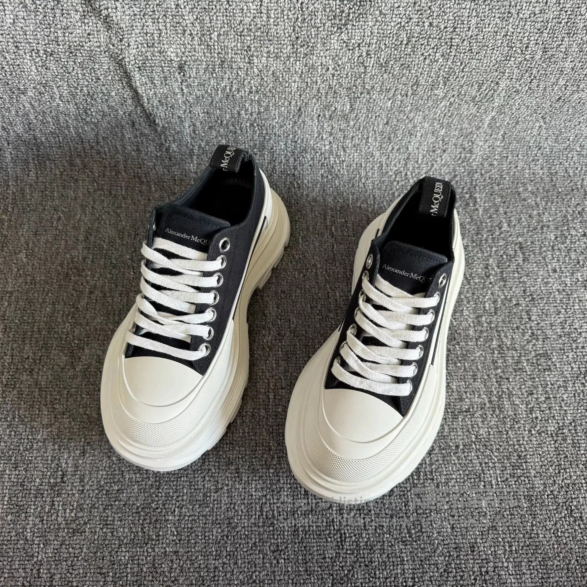 Alexander McQueen Alexander McQueen Platform Canvas Shoes 35. Size US 4 / IT 34 - 2 Thumbnail