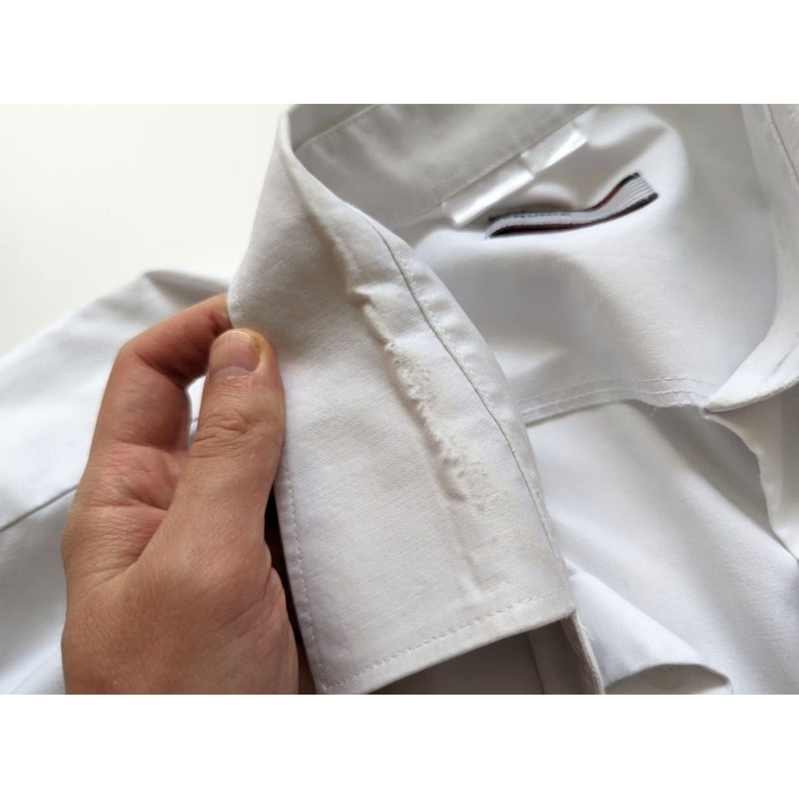 Vintage Porsche Shirt Long Sleeve White Button-Up 43/44 Men Gamer? Size US XL / EU 56 / 4 - 6 Thumbnail