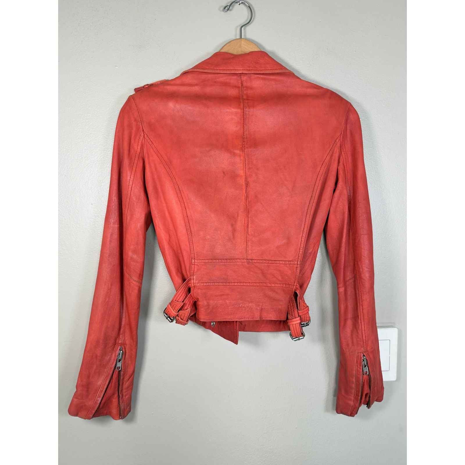 Iro IRO Ashville Lambskin Leather Jacket $1200 size 0 Size XS / US 0-2 / IT 36-38 - 10 Thumbnail