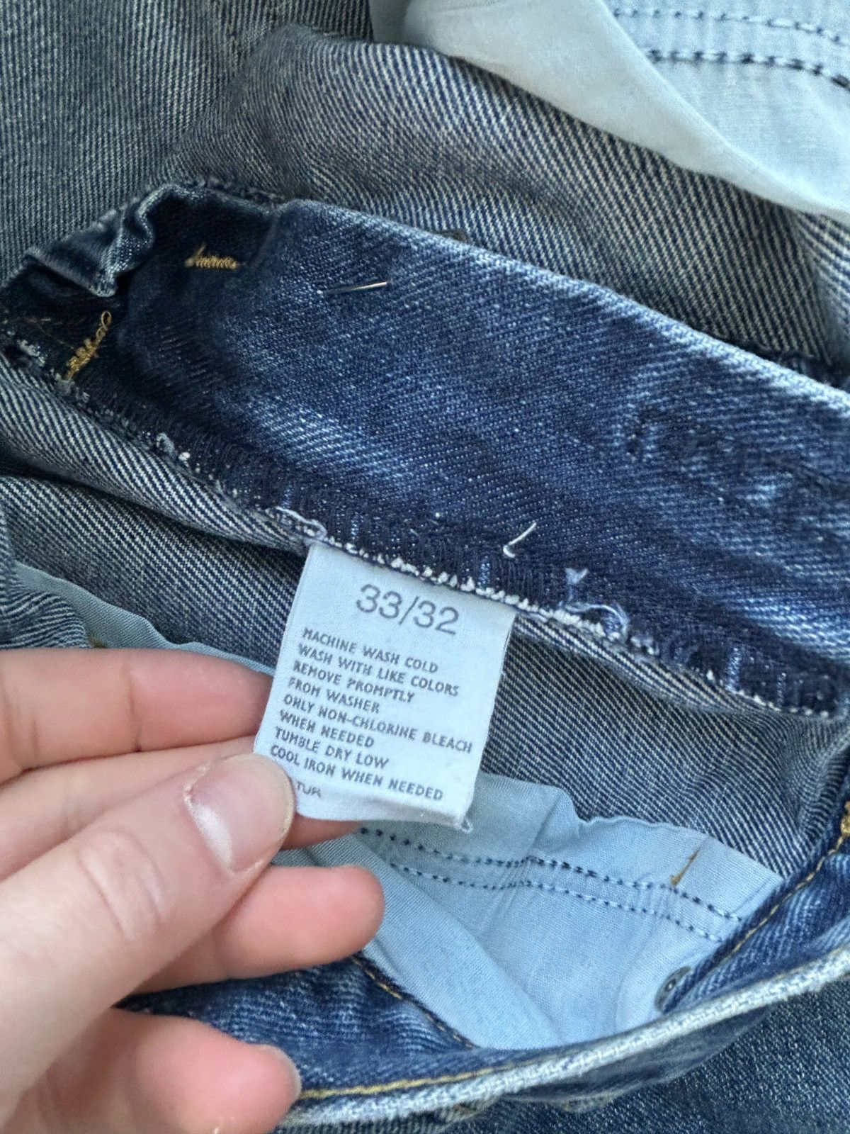 Nautica Vintage Y2K Nautica Baggy Denim Jeans 33x32 Size US 33 - 5 Thumbnail