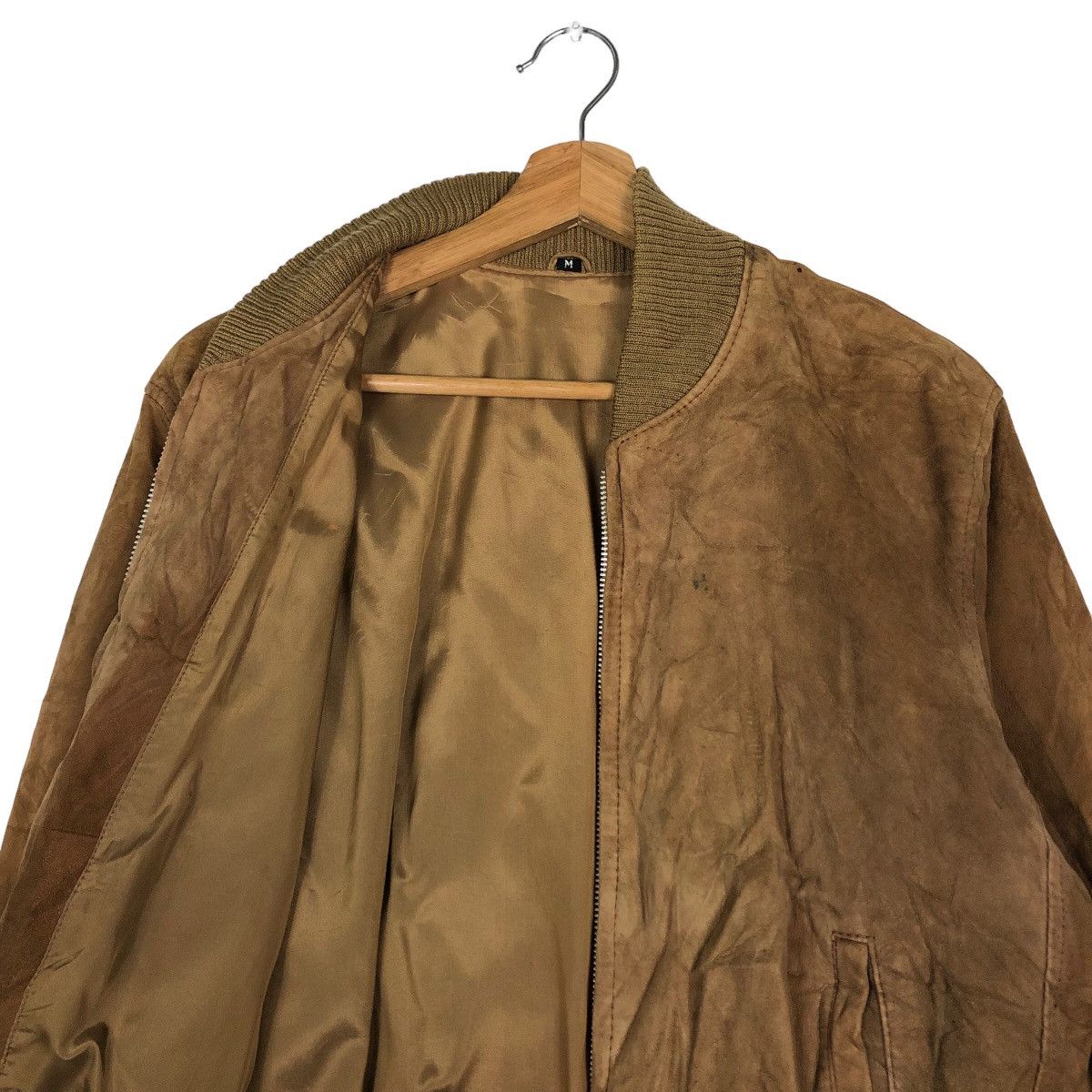 Japanese Brand 🔥Vintage Bomber Jacket Suede Inspire Issey Miyake Size US M / EU 48-50 / 2 - 12 Thumbnail