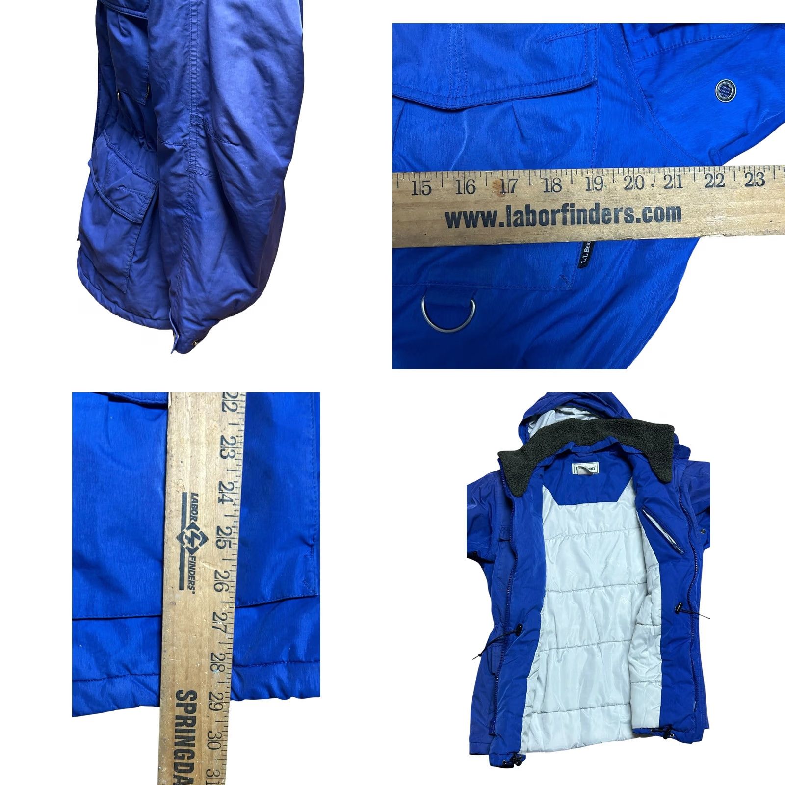 Vintage VINTAGE LL Bean Blue Primal Loft Winter Coat W/Packable Hood Women's Medium Jacket Size M / US 6-8 / IT 42-44 - 10 Thumbnail