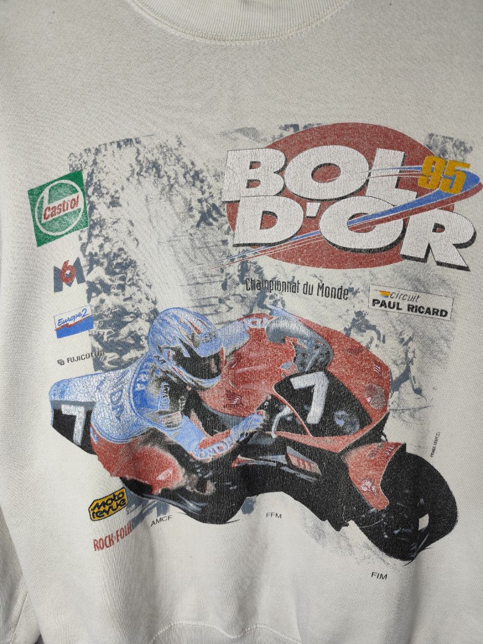 Vintage VNTG Bol D’Or 95 Championnat Du Monde Paul Ricard Sweatshirt Size US M / EU 48-50 / 2 - 2 Thumbnail