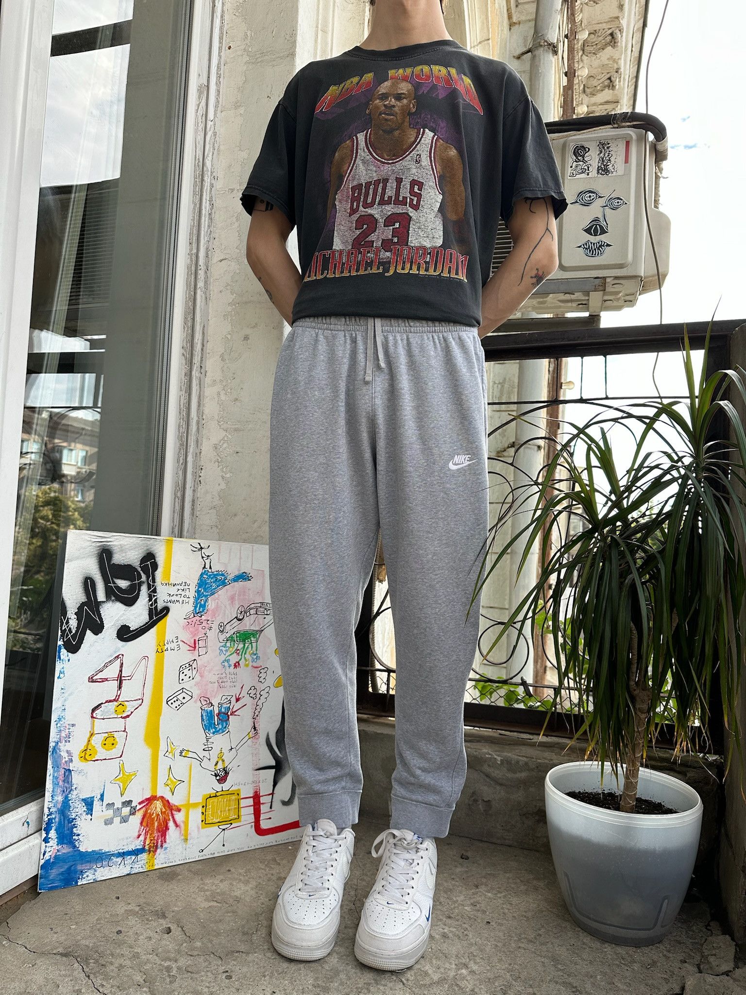 Nike Y2k Nike Sweatpants Size US 30 / EU 46 - 10 Thumbnail