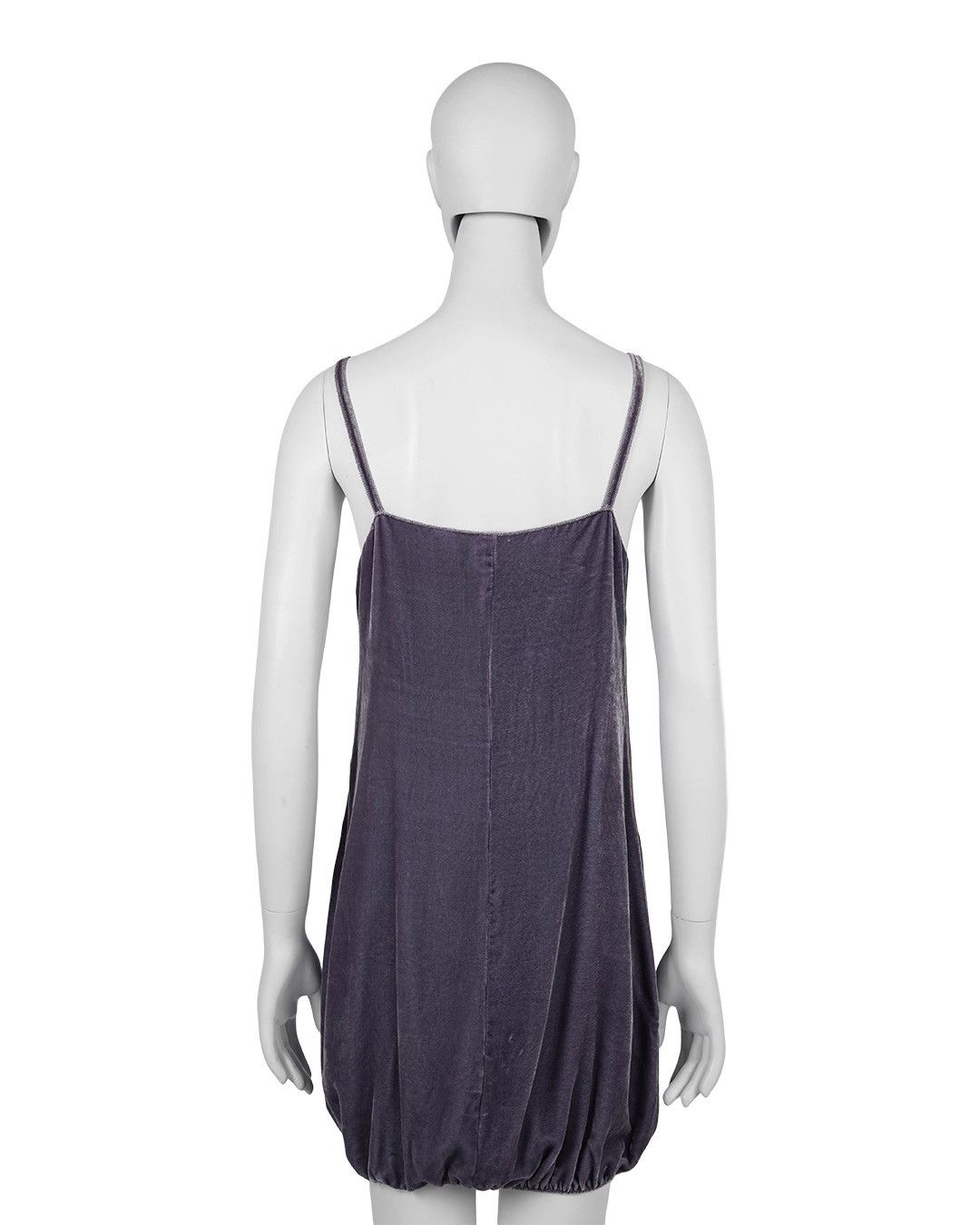 Miu Miu Miu Miu F/W1998 Lilac Velvet Dress Size M / US 6-8 / IT 42-44 - 7 Thumbnail