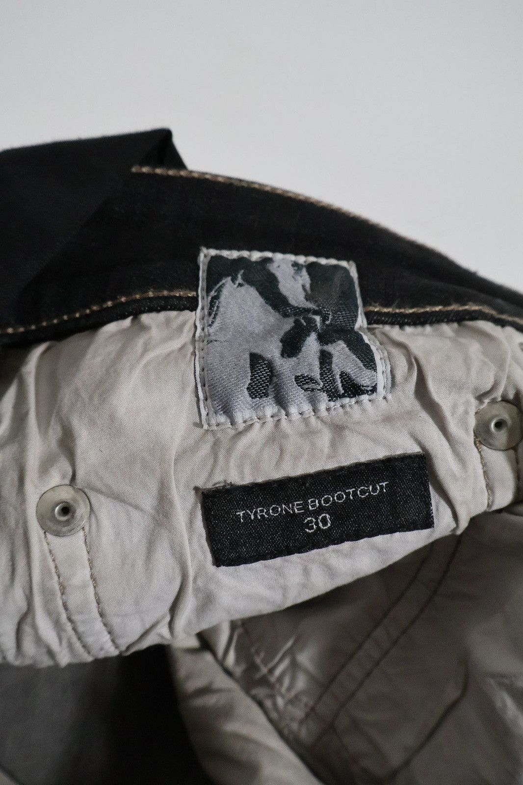 Rick Owens Rick Owens Waxed Coated Tyrone Bootcut Denim Size US 30 / EU 46 - 6 Thumbnail