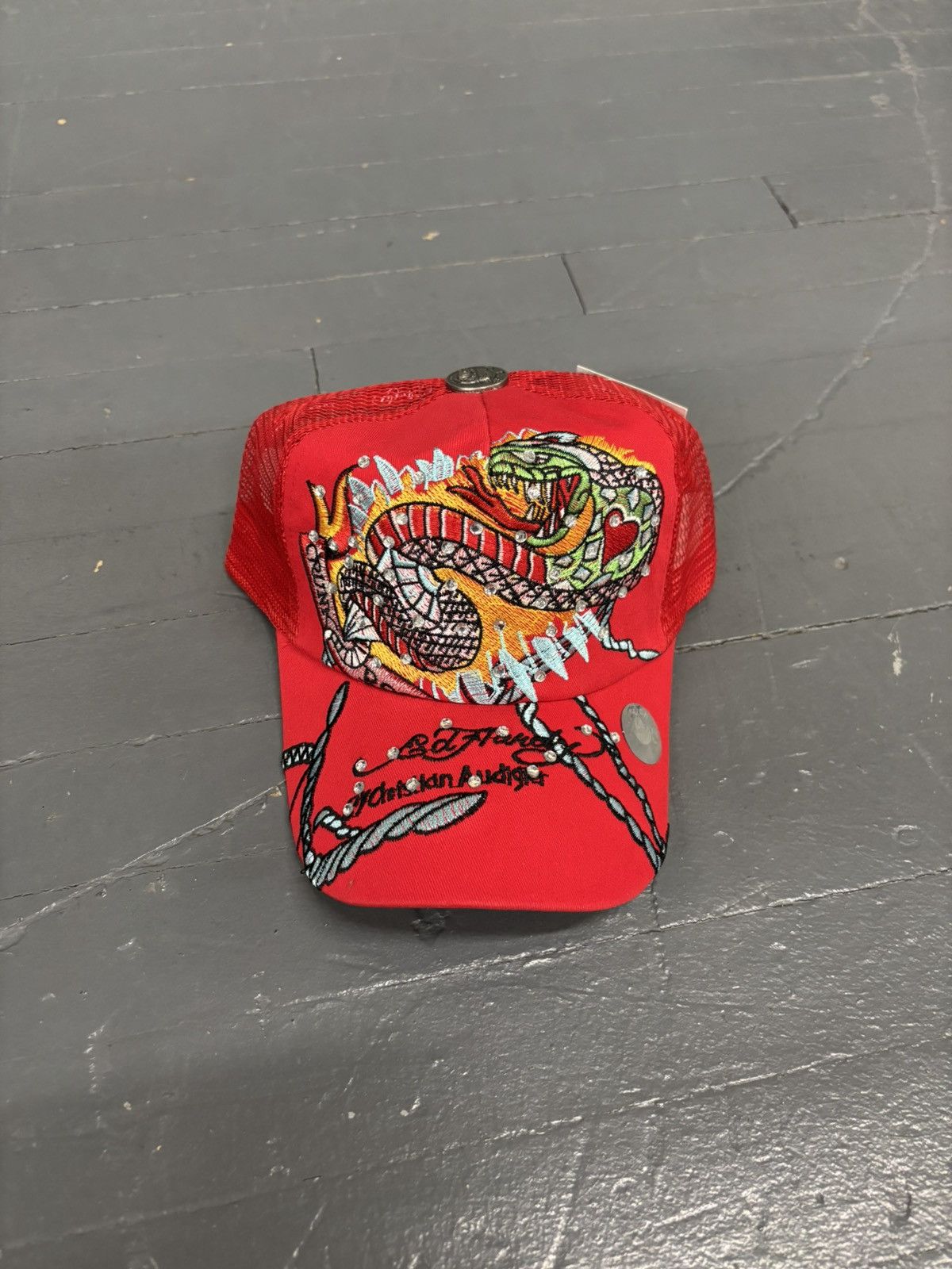Affliction × Ed Hardy × Vintage Y2K Ed Hardy hat vintage Size ONE SIZE - 1 Thumbnail