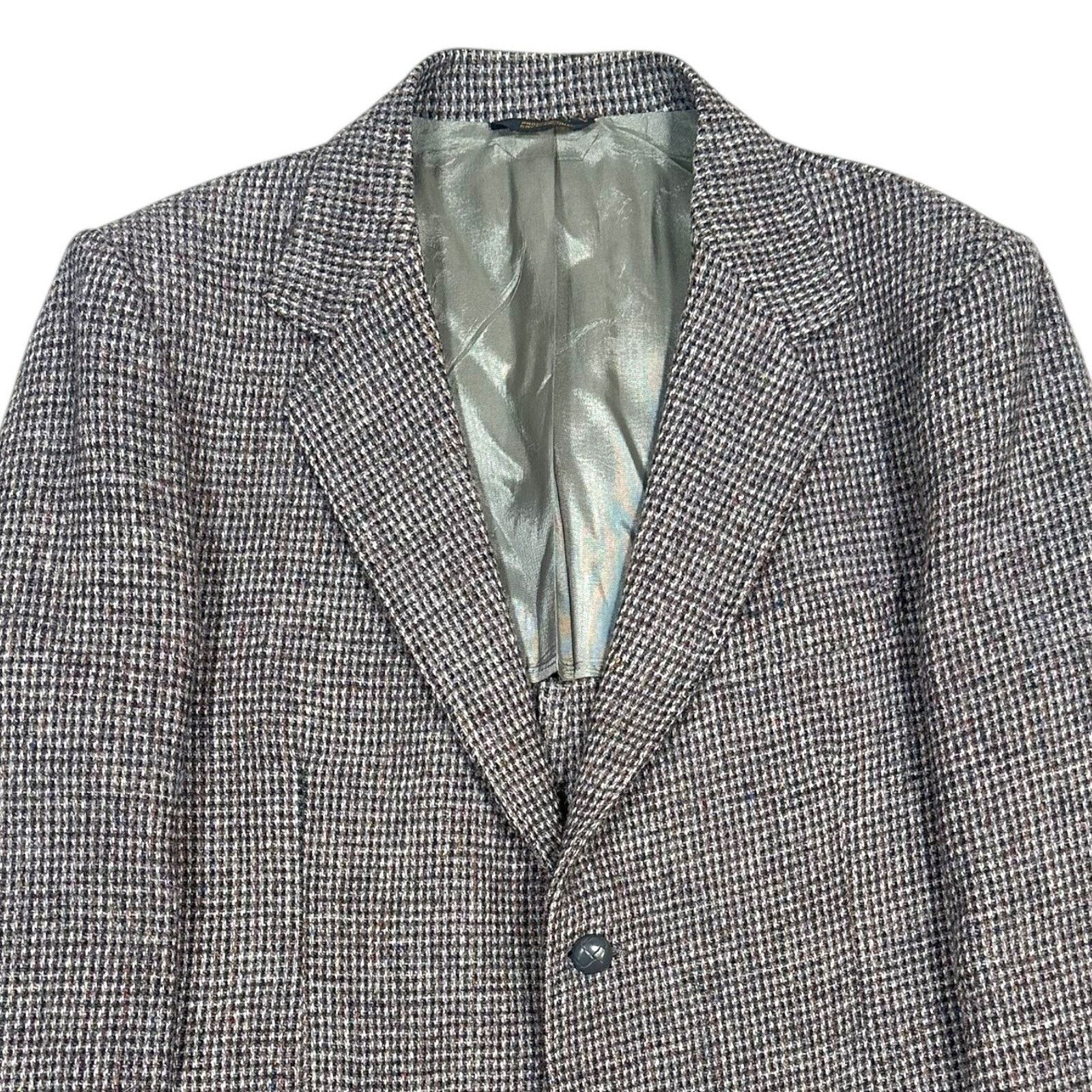 Harris Tweed Avant Garde Harris Tweed Blazer 44R Mens Sport Coat Jacket Size 44R - 5 Thumbnail