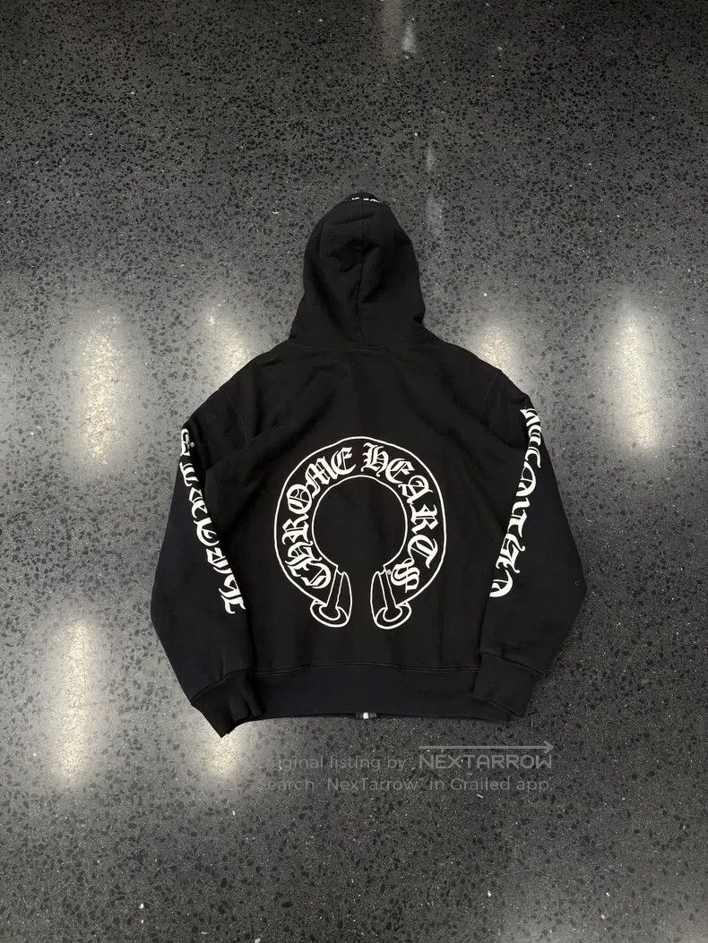 Chrome Hearts CHROME HEARTS Size S Black zip-up hoodie Size US S / EU 44-46 / 1 - 2 Thumbnail