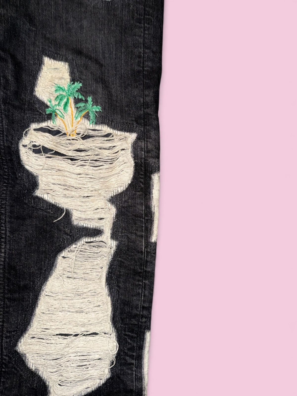 Vlone vlone black palm denim Size US 32 / EU 48 - 3 Thumbnail