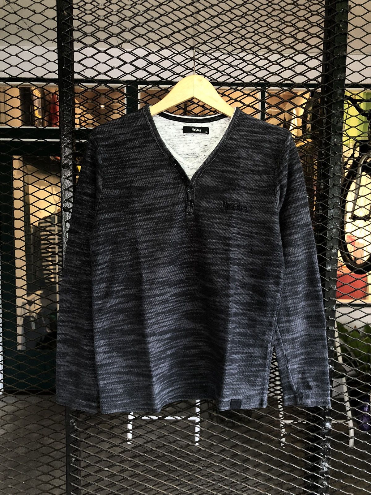 If Six Was Nine × Japanese Brand × Le Grande Bleu (L.G.B.) JAPANESE MOSSIMO DOUBLE LAYER LONG SLEEVE Size US M / EU 48-50 / 2 - 1 Thumbnail