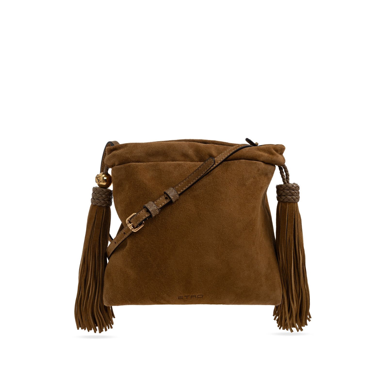 Etro ETRO Kalispera XS Brown Suede Shoulder Bag New & Authentic Size ONE SIZE - 2 Thumbnail