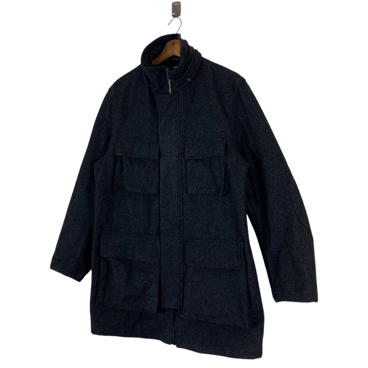Issey Miyake × Tete Homme × Vintage VINTAGE DE PLUS TETE HOMME ISSEY MIYAKE WOOL JACKET Size US L / EU 52-54 / 3 - 4 Thumbnail