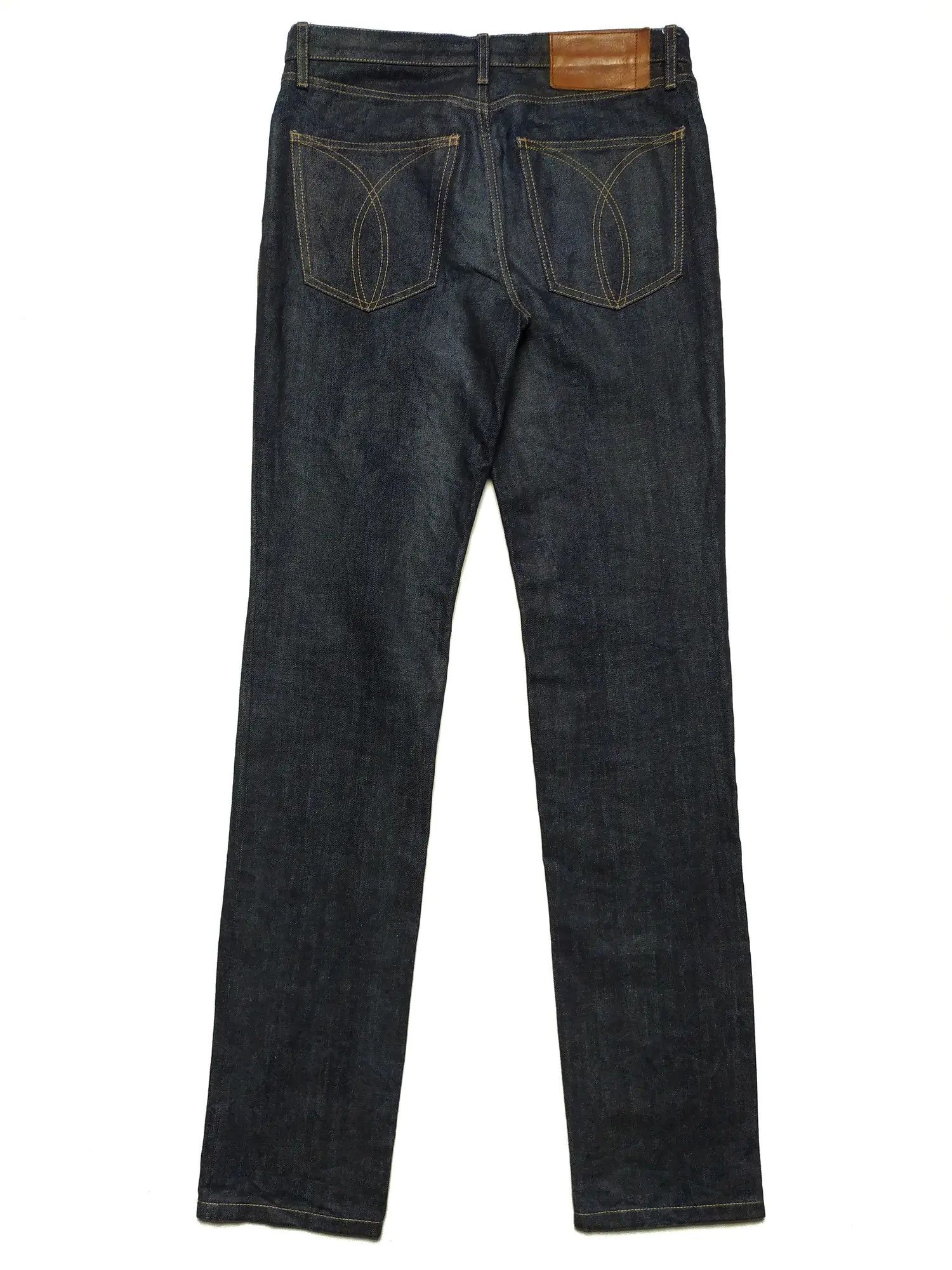 Burberry SS06 Runway Golden button claw Denim jeans
